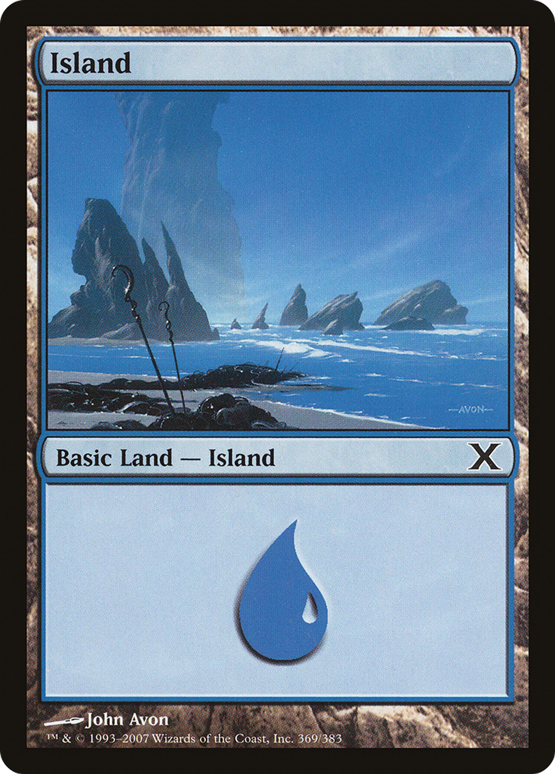 Island — Tenth Edition — Magic: The Gathering