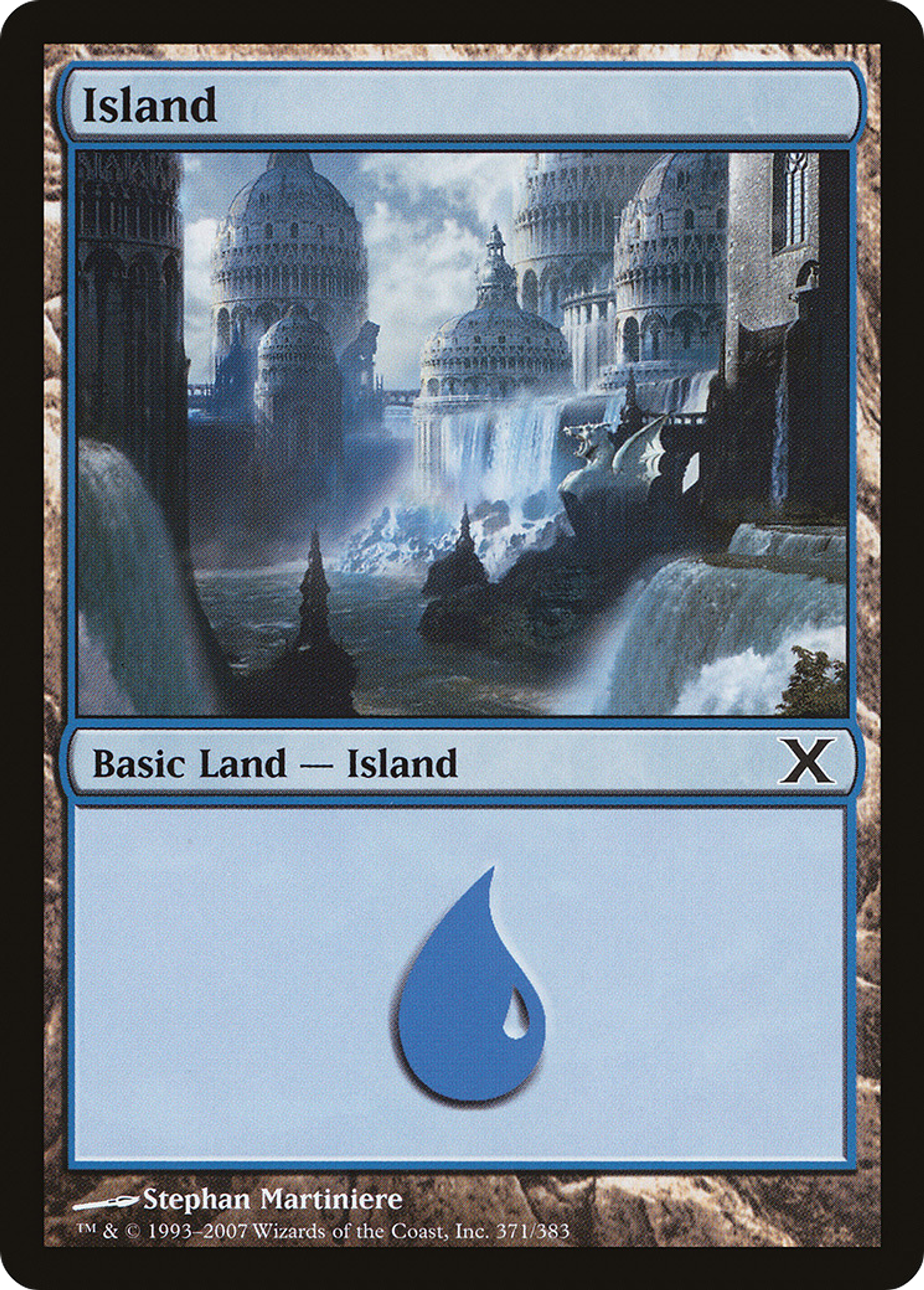 Island — Tenth Edition — Magic: The Gathering