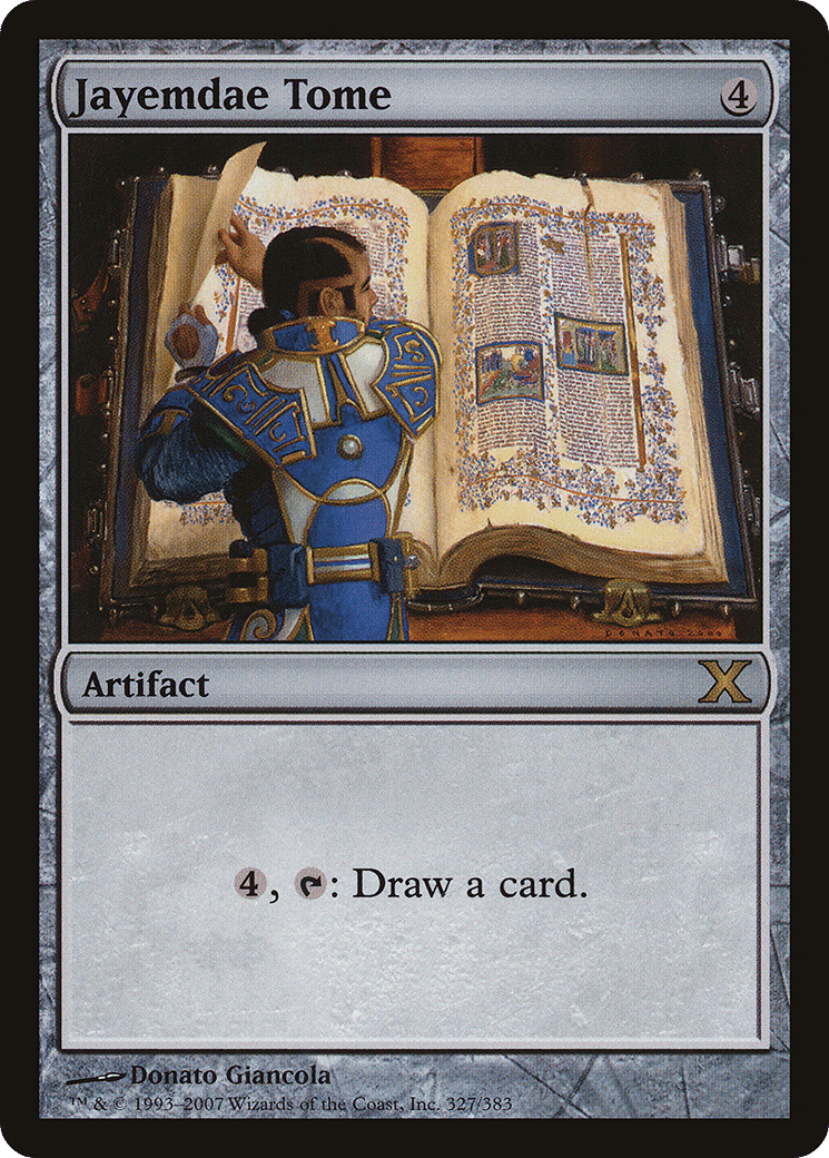 Jayemdae Tome — Tenth Edition — Magic: The Gathering