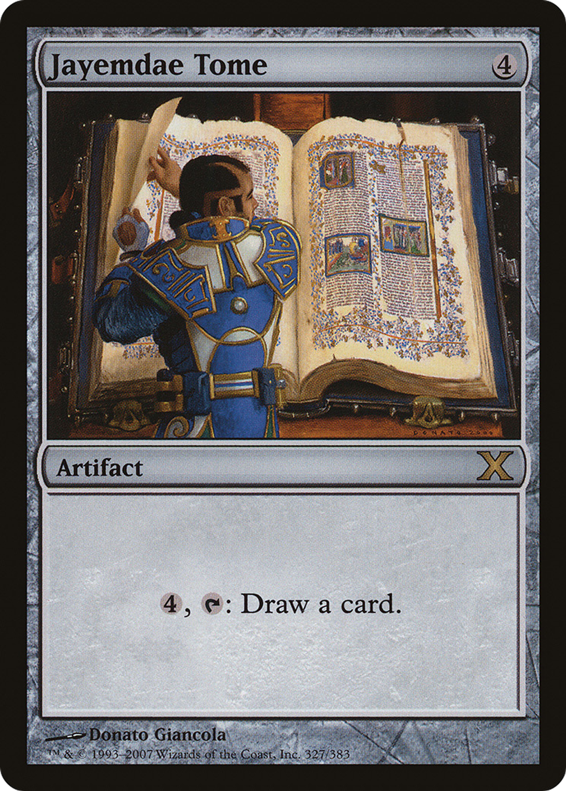 Jayemdae Tome — Tenth Edition — Magic: The Gathering