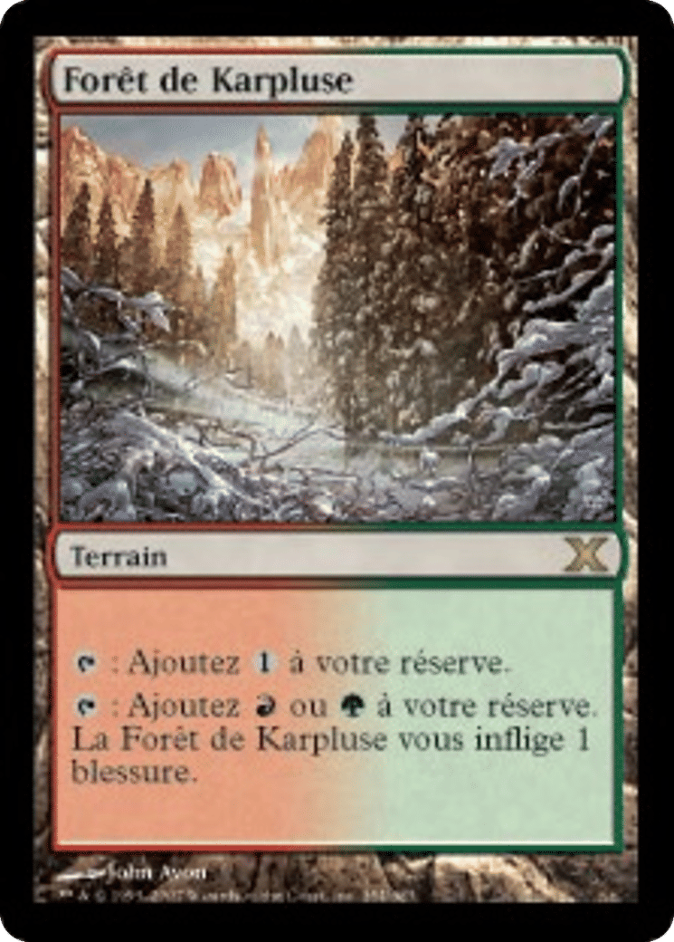 Forêt de Karpluse — Tenth Edition — Magic: The Gathering