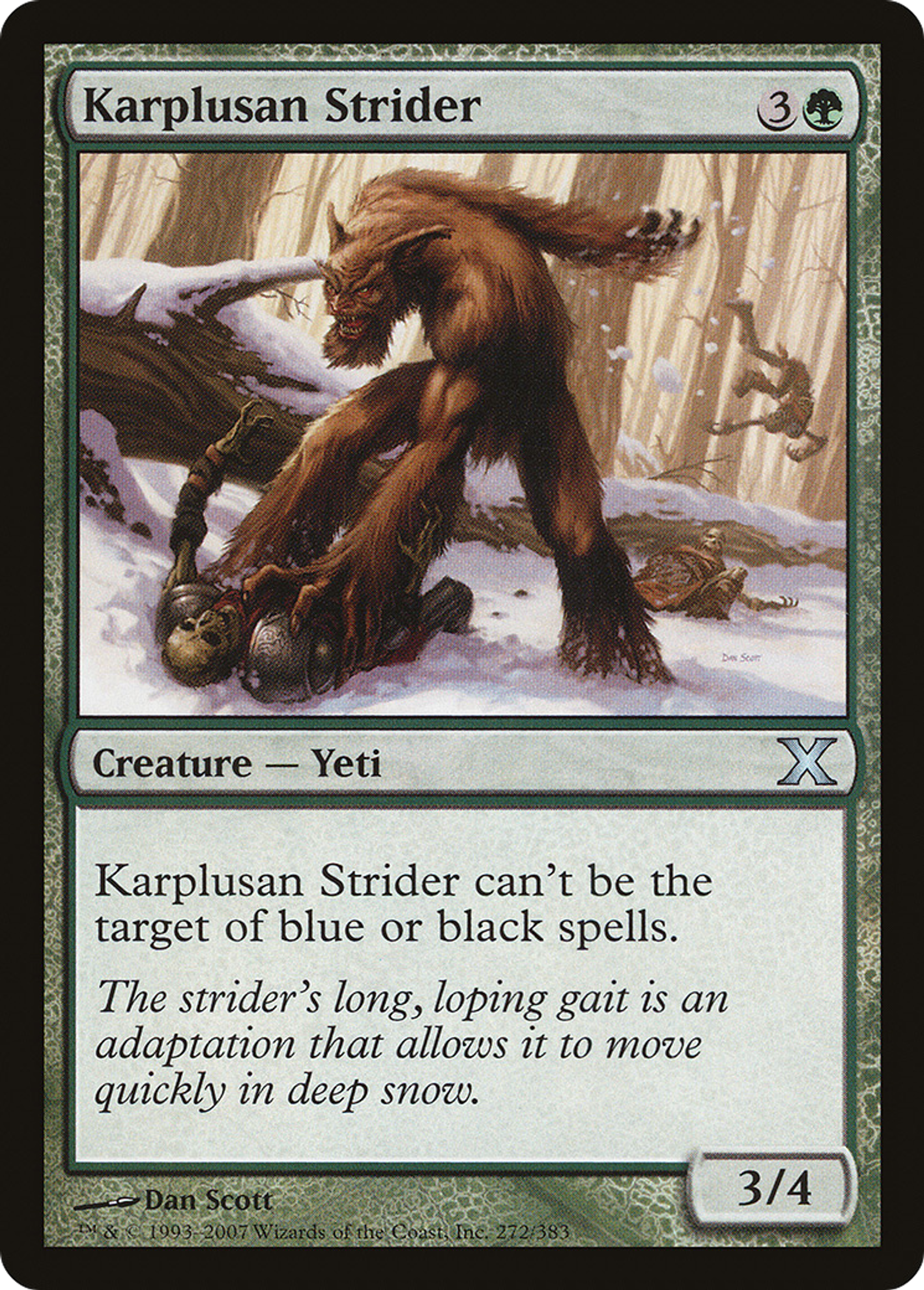 Karplusan Strider — Tenth Edition — Magic: The Gathering