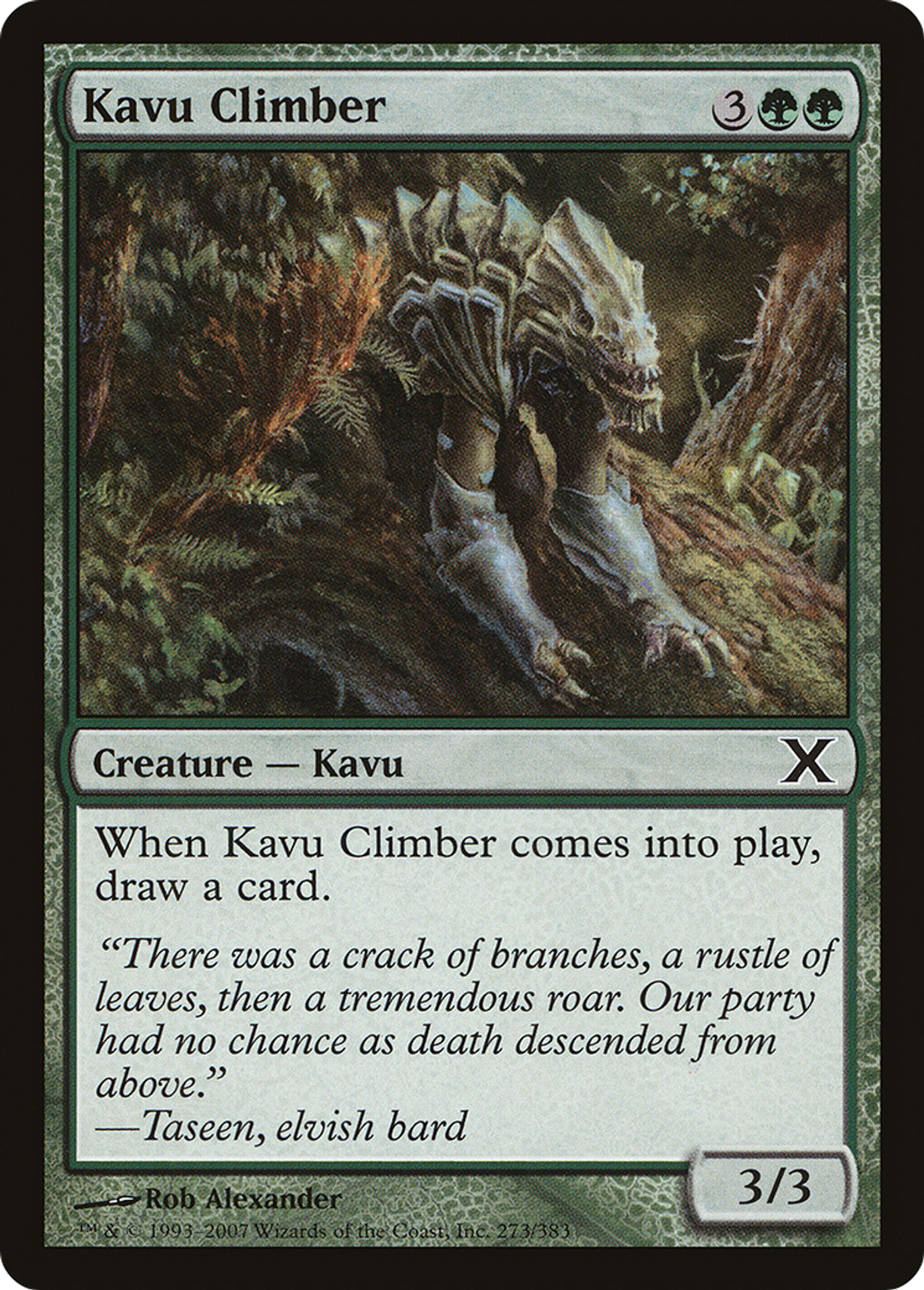 Kavu Climber — Tenth Edition — Magic: The Gathering