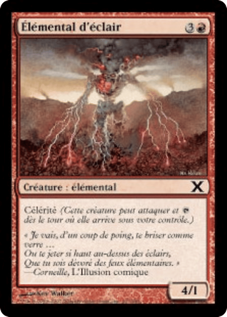 Élémental d'éclair — Tenth Edition — Magic: The Gathering
