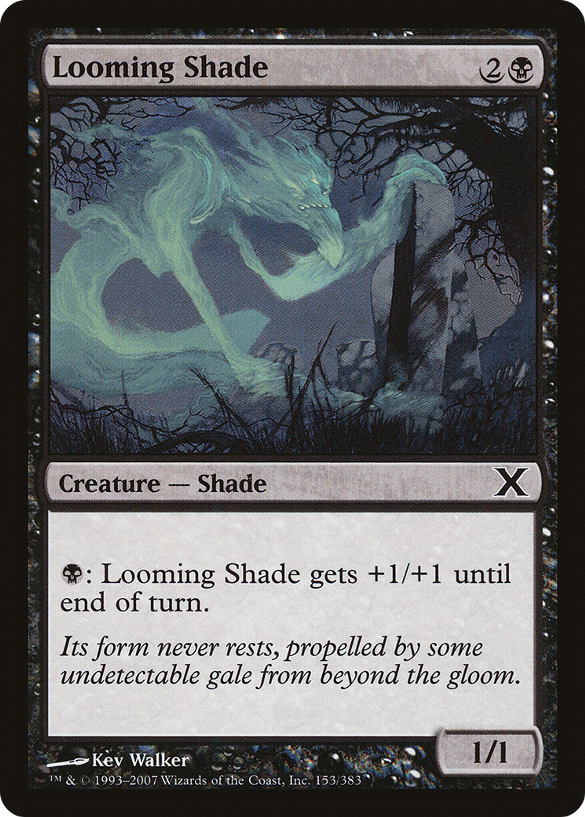 Looming Shade — Tenth Edition — Magic: The Gathering