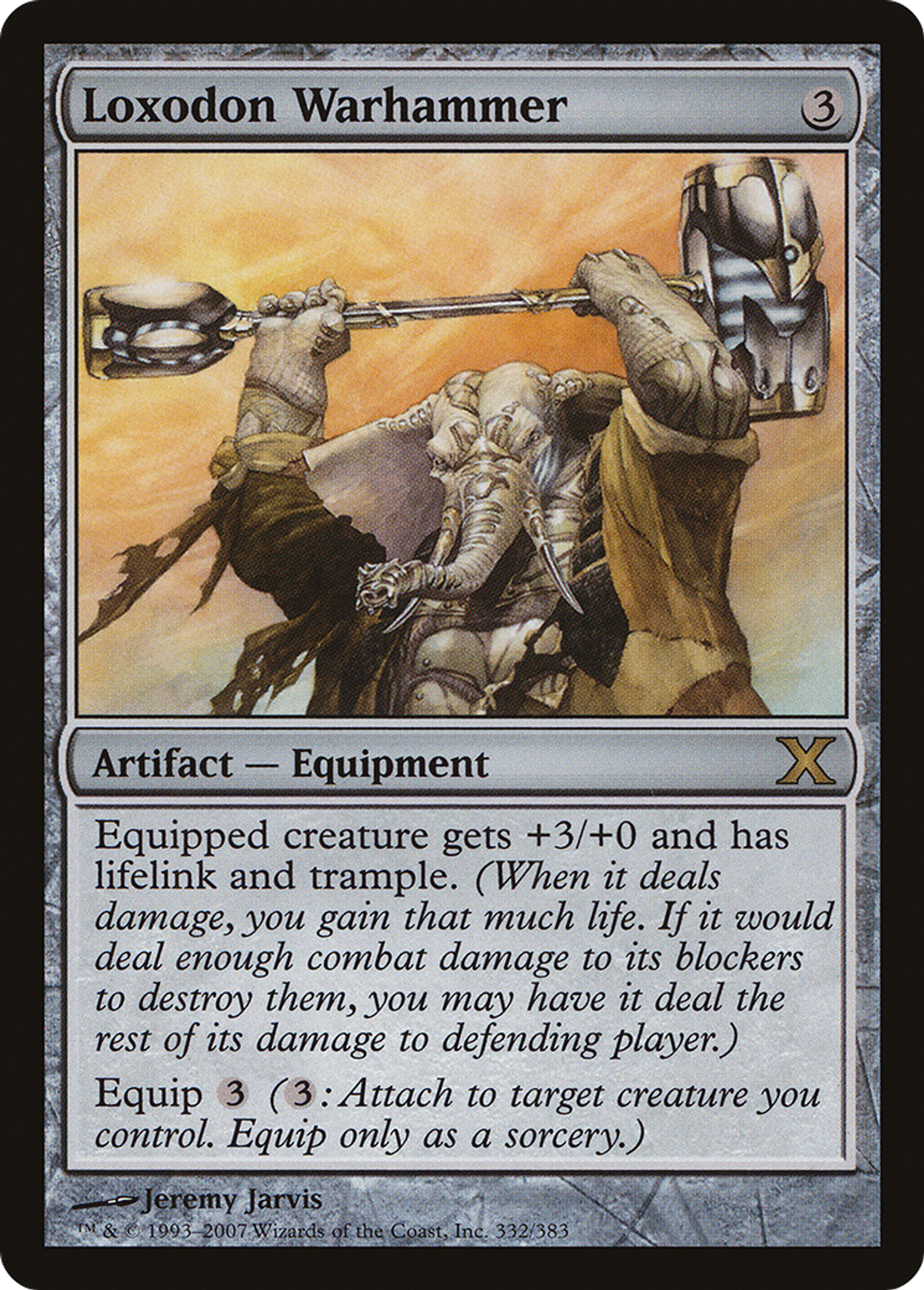 Loxodon Warhammer — Tenth Edition — Magic: The Gathering