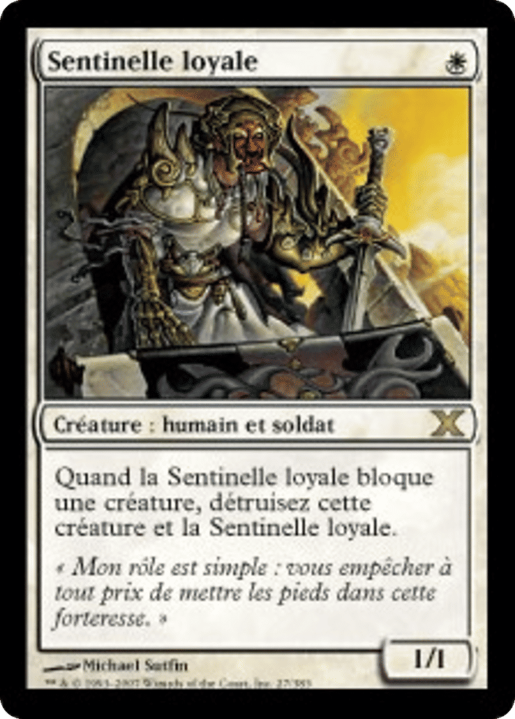 Sentinelle loyale — Tenth Edition — Magic: The Gathering