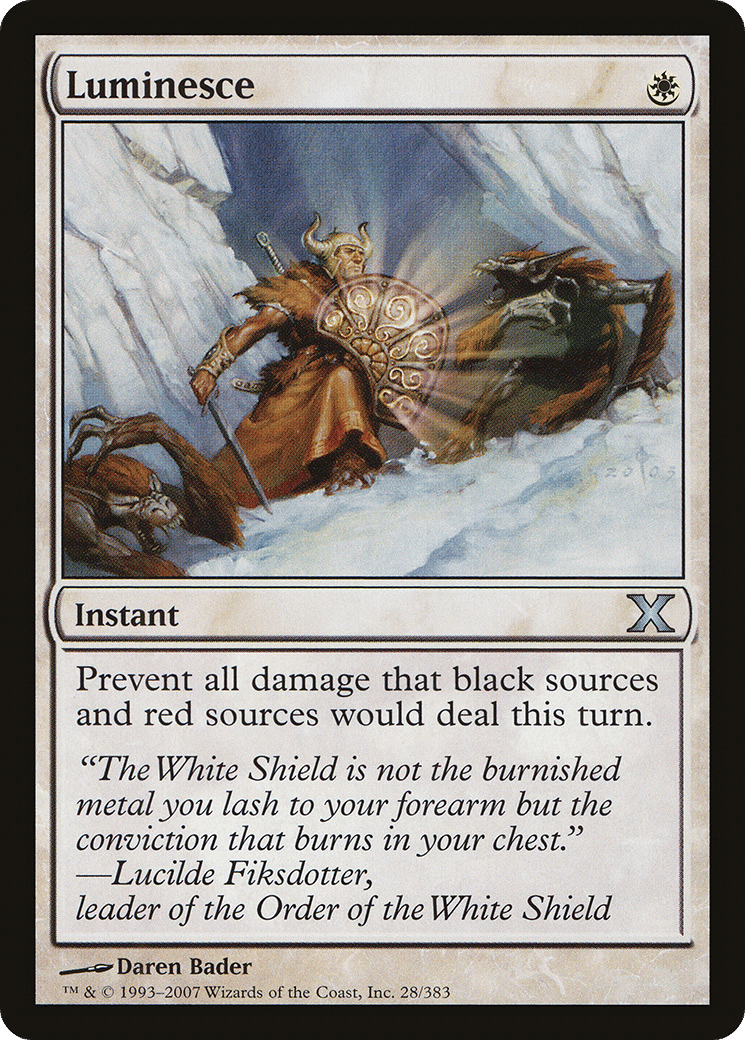 Luminesce — Tenth Edition — Magic: The Gathering