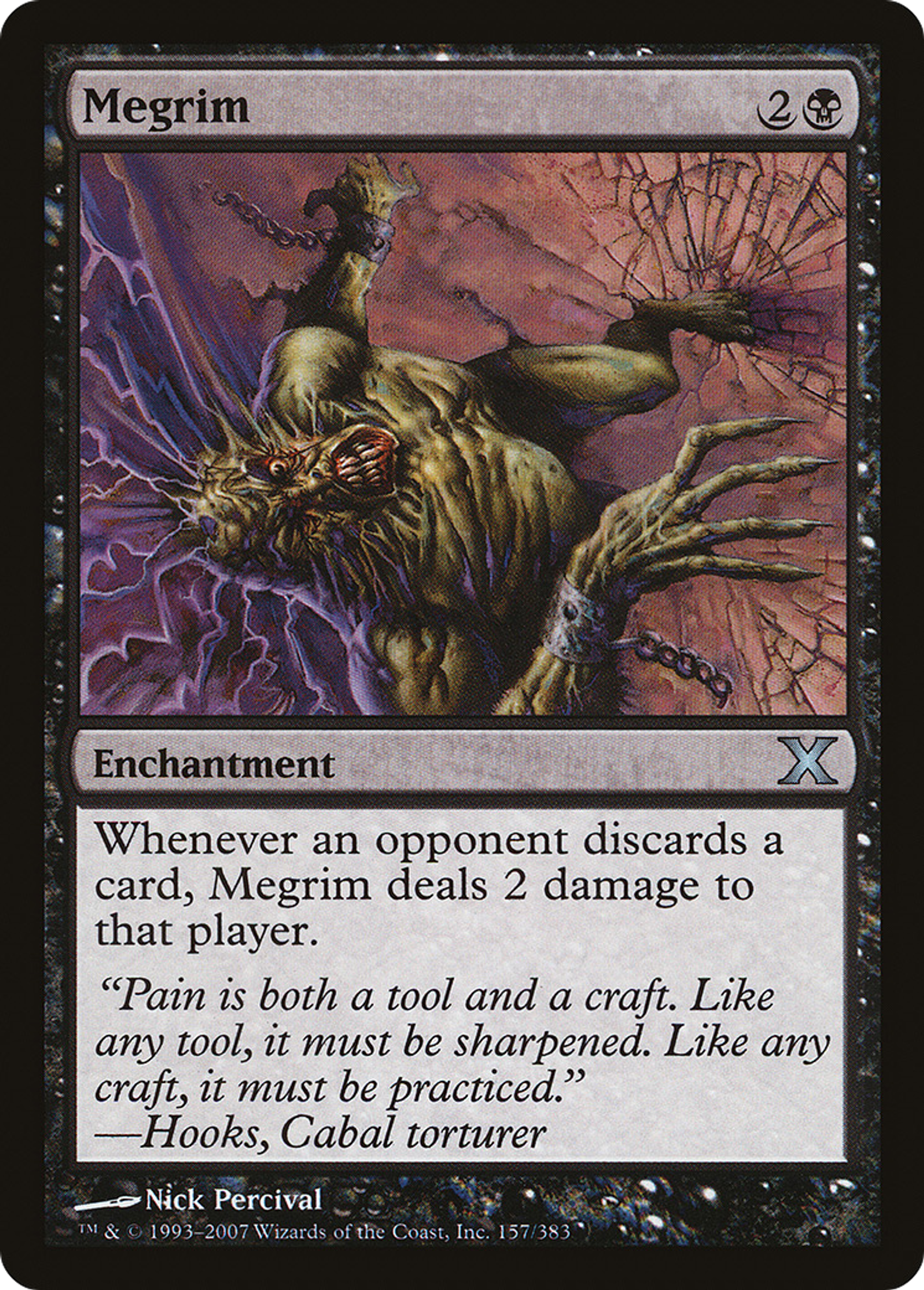 Megrim — Tenth Edition — Magic: The Gathering