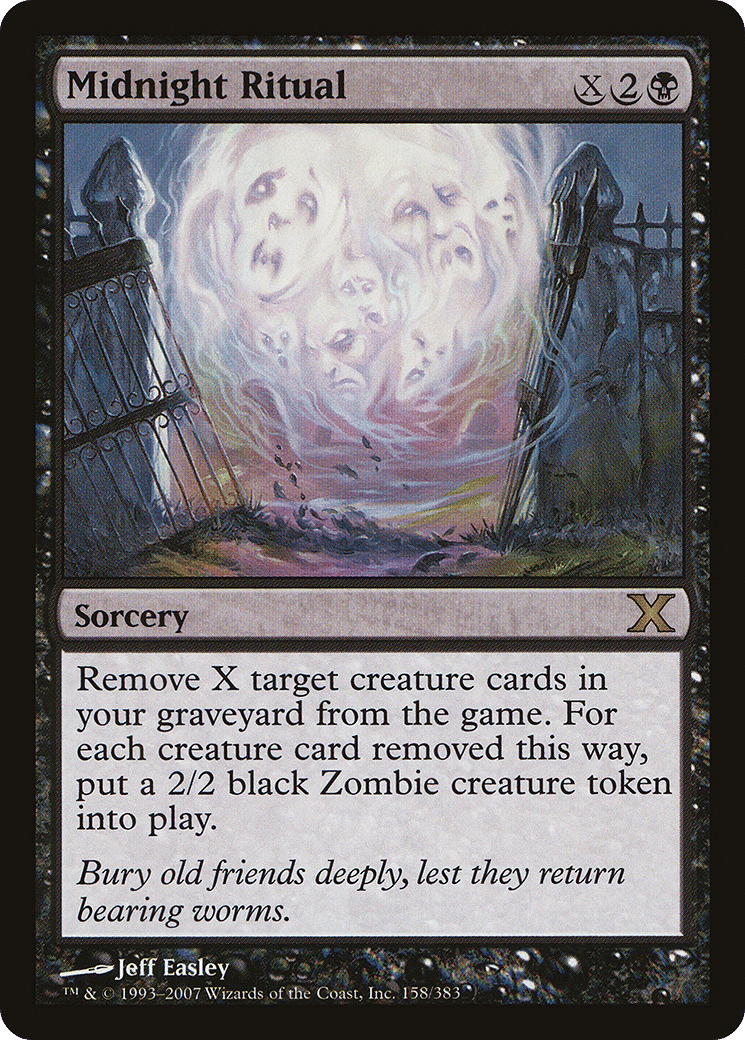 Midnight Ritual — Tenth Edition — Magic: The Gathering