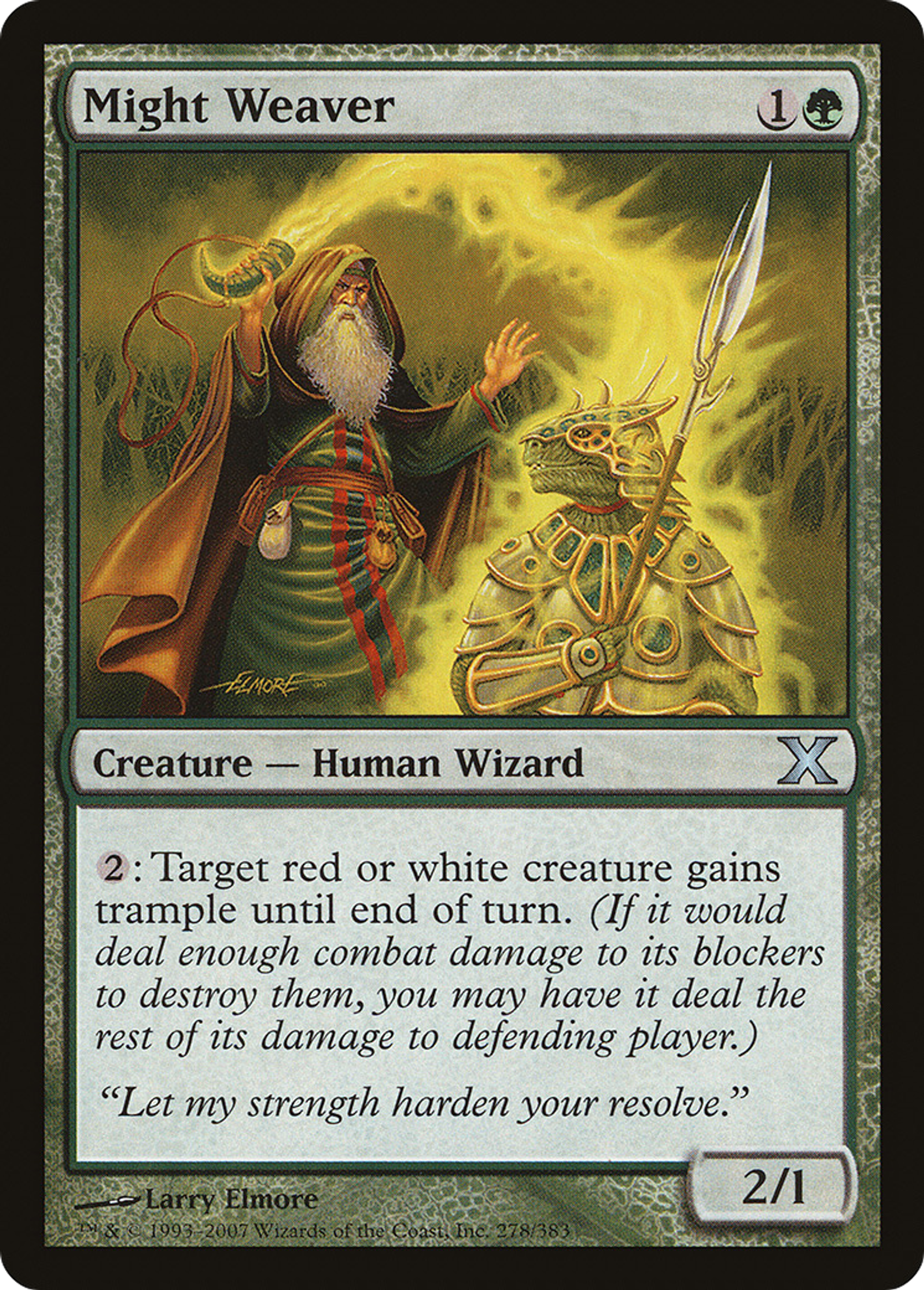 Might Weaver — Tenth Edition — Magic: The Gathering