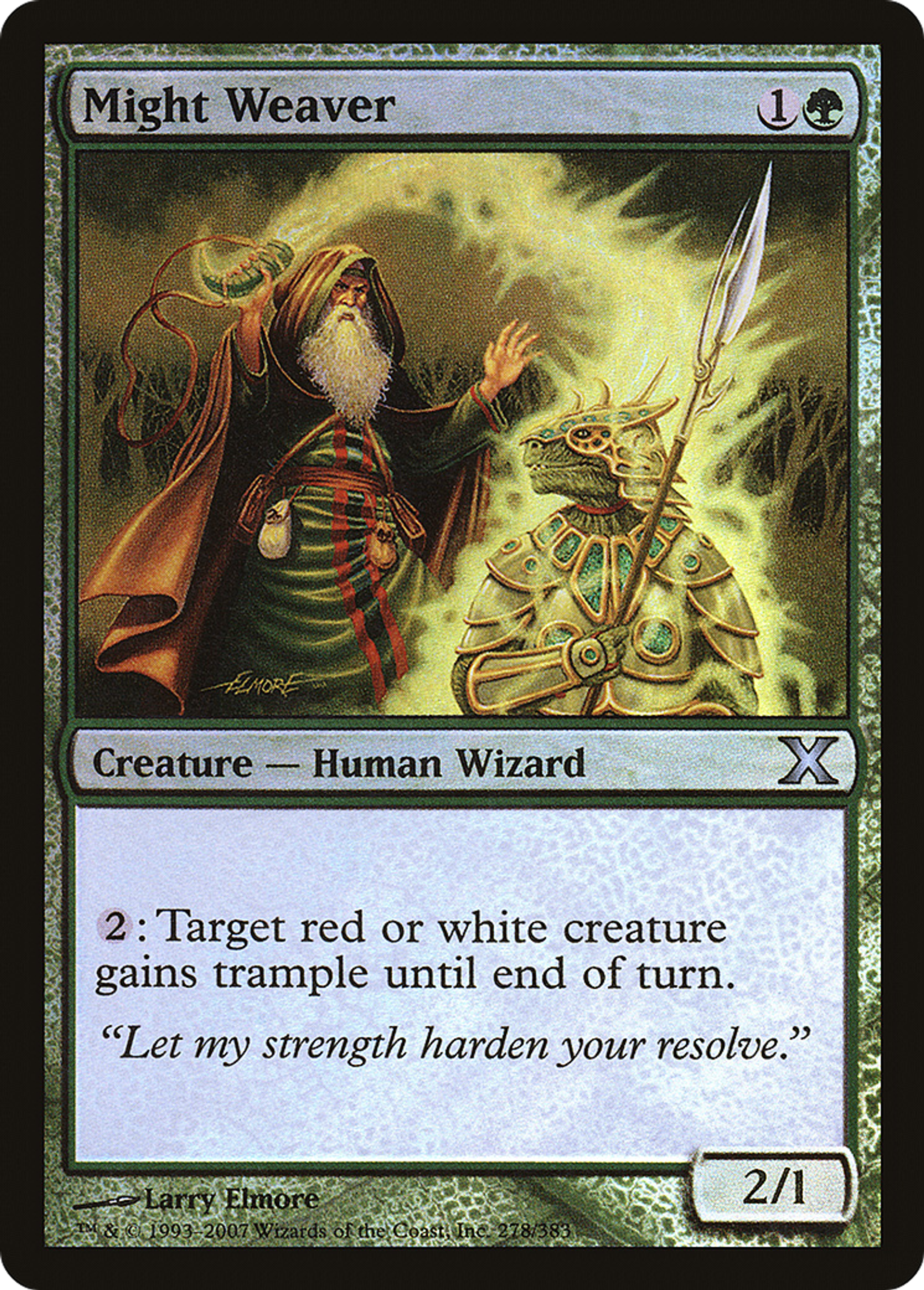 Might Weaver — Tenth Edition — Magic: The Gathering