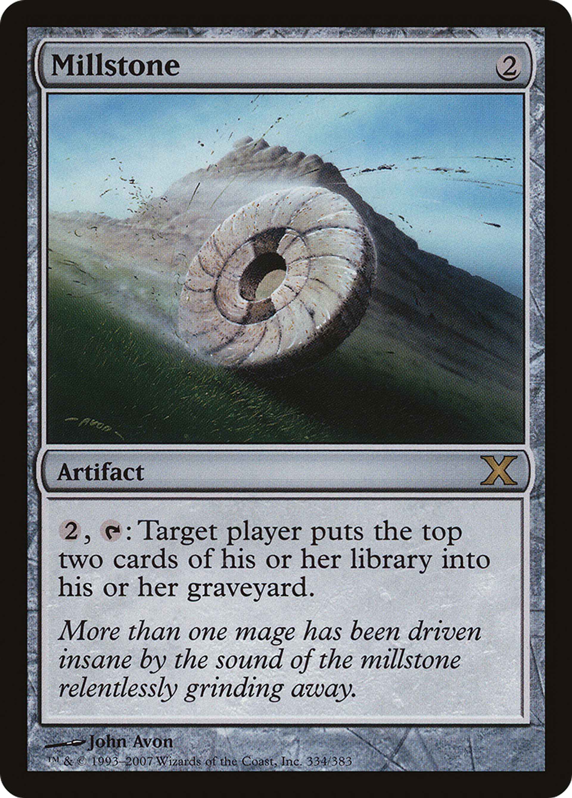 Millstone — Tenth Edition — Magic: The Gathering