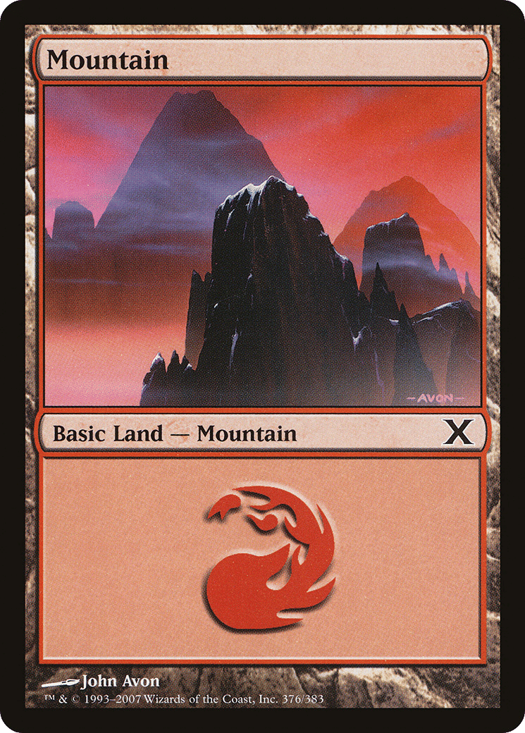 Montagne — Tenth Edition — Magic: The Gathering