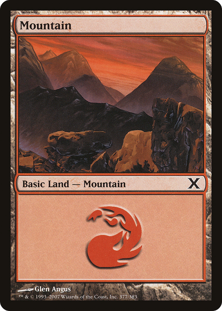 Montagne — Tenth Edition — Magic: The Gathering