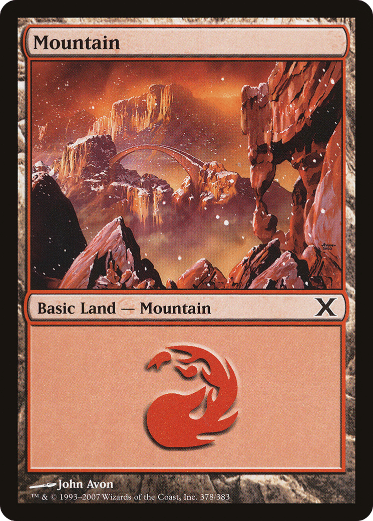 Montagne — Tenth Edition — Magic: The Gathering