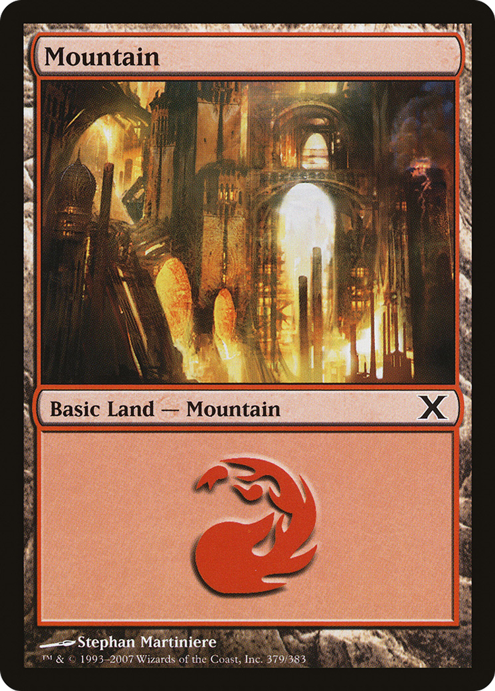 Mountain — Tenth Edition — Magic: The Gathering