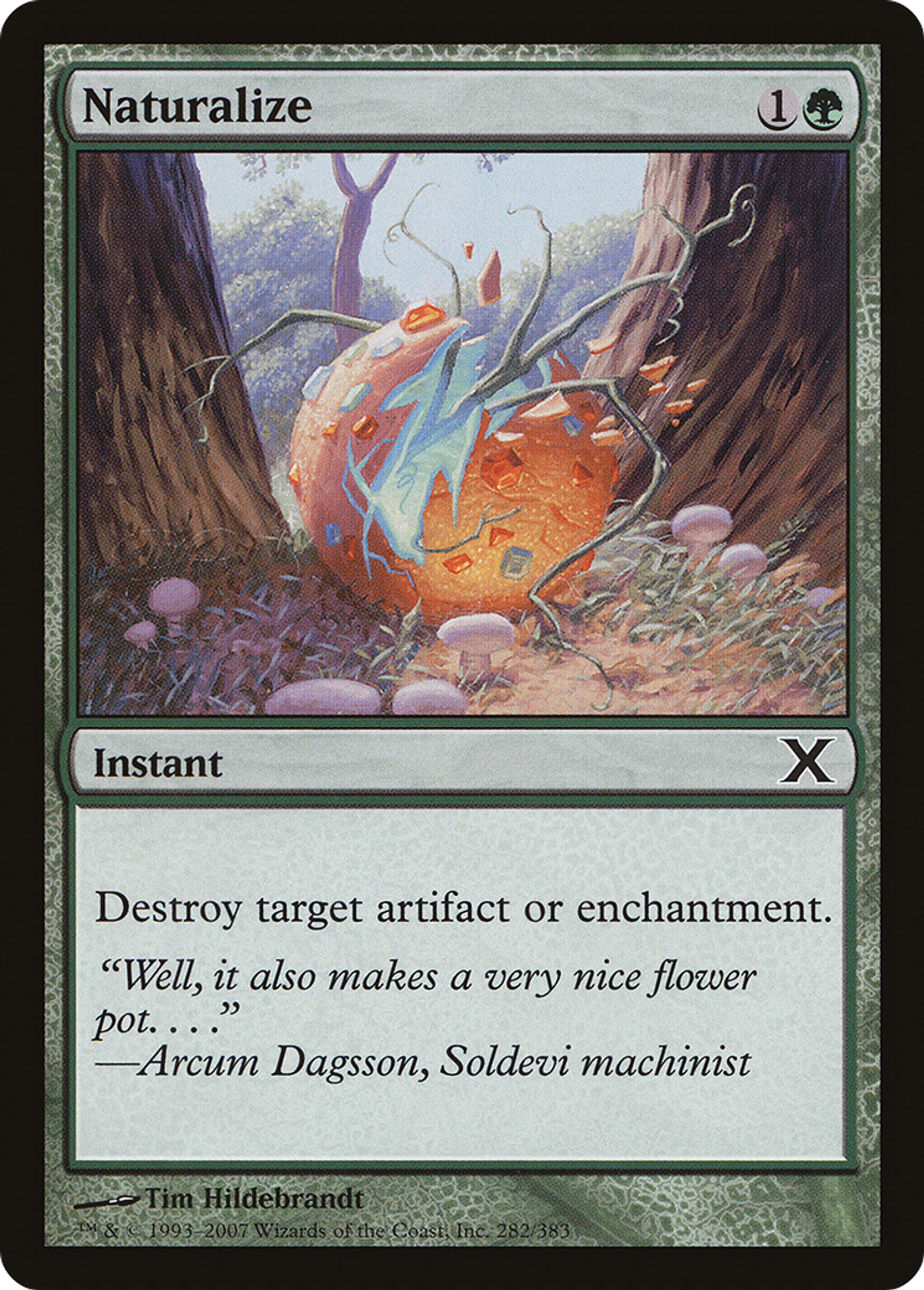 Naturalize — Tenth Edition — Magic: The Gathering