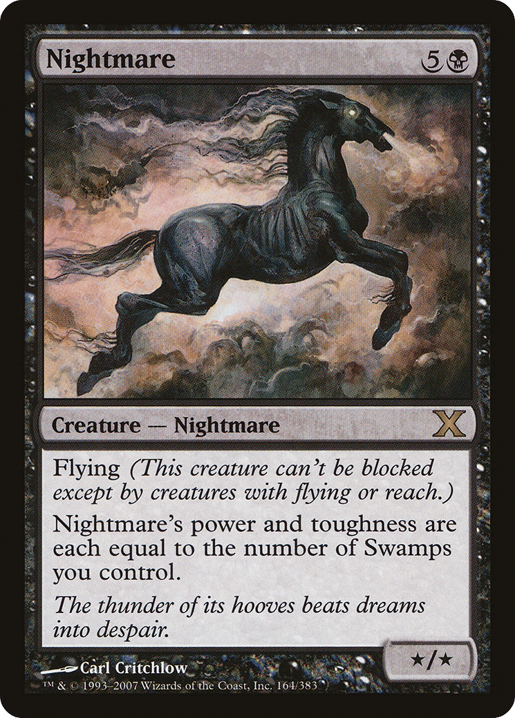 Nightmare — Tenth Edition — Magic: The Gathering