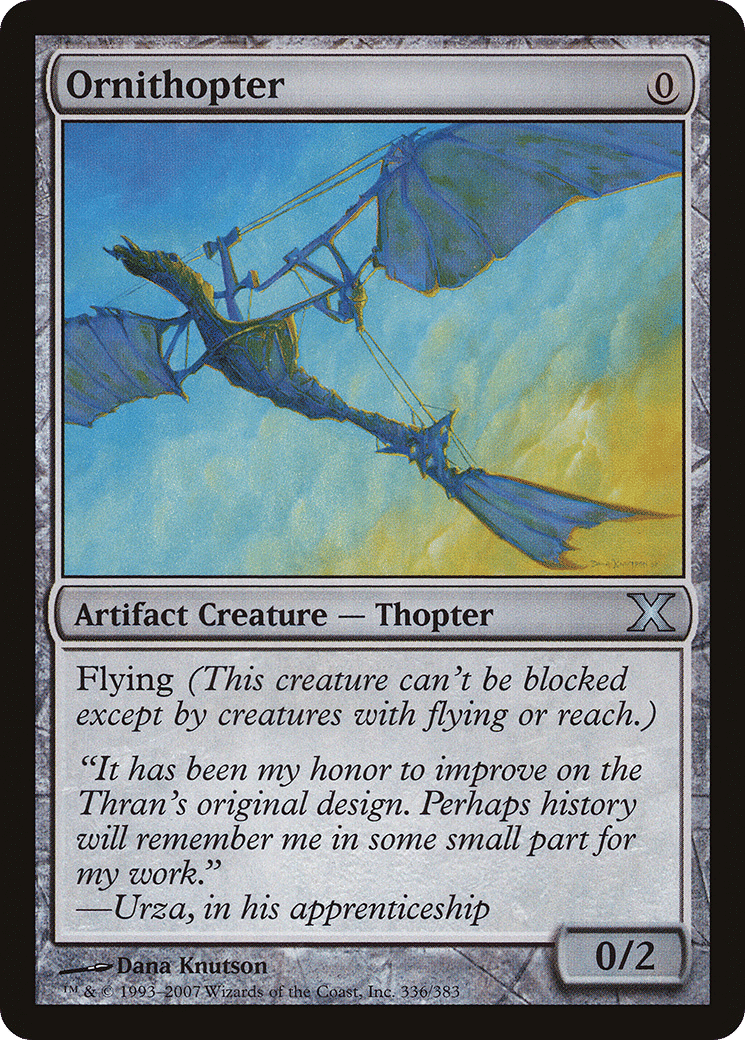 Ornithopter — Tenth Edition — Magic: The Gathering