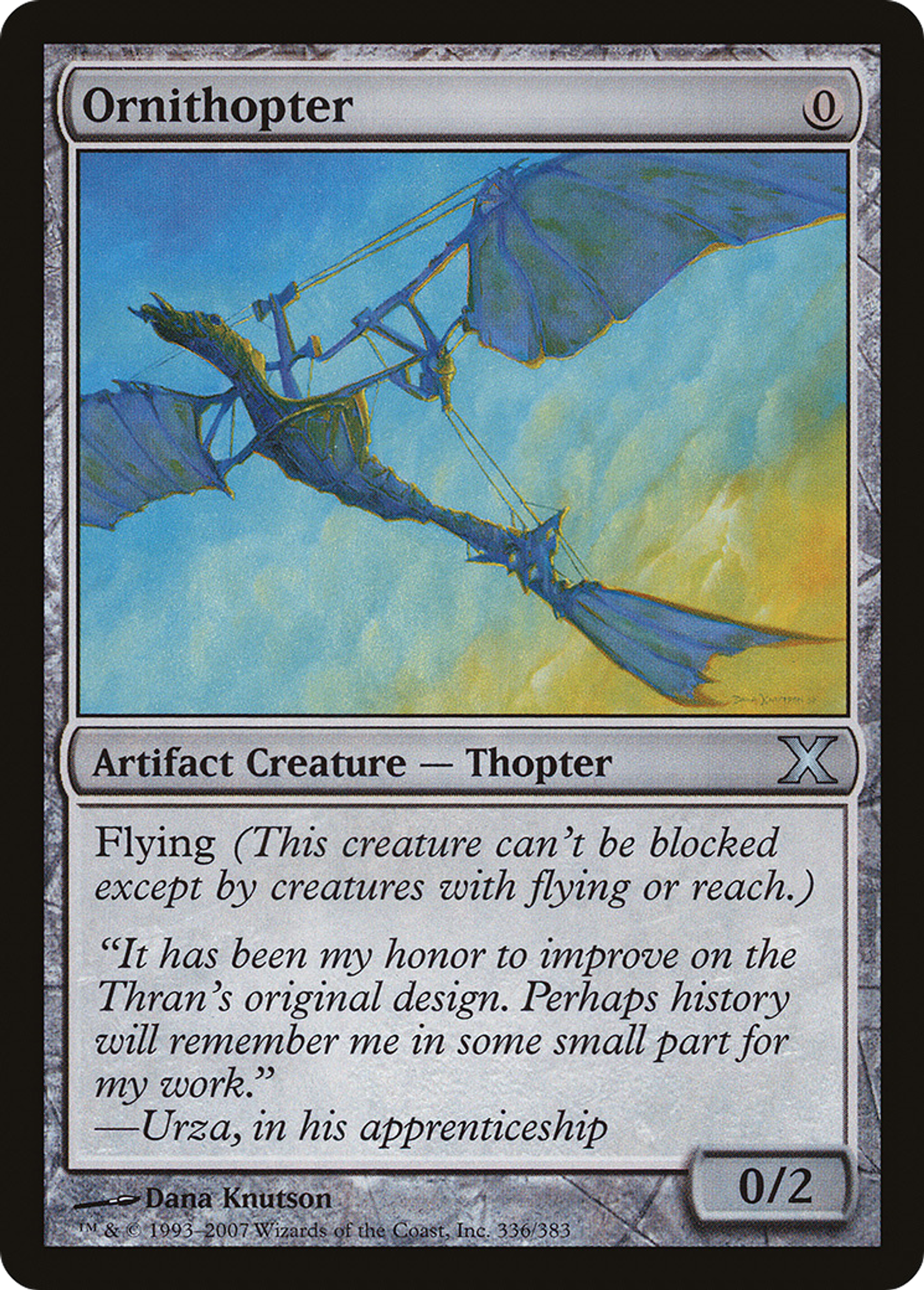 Ornithopter — Tenth Edition — Magic: The Gathering