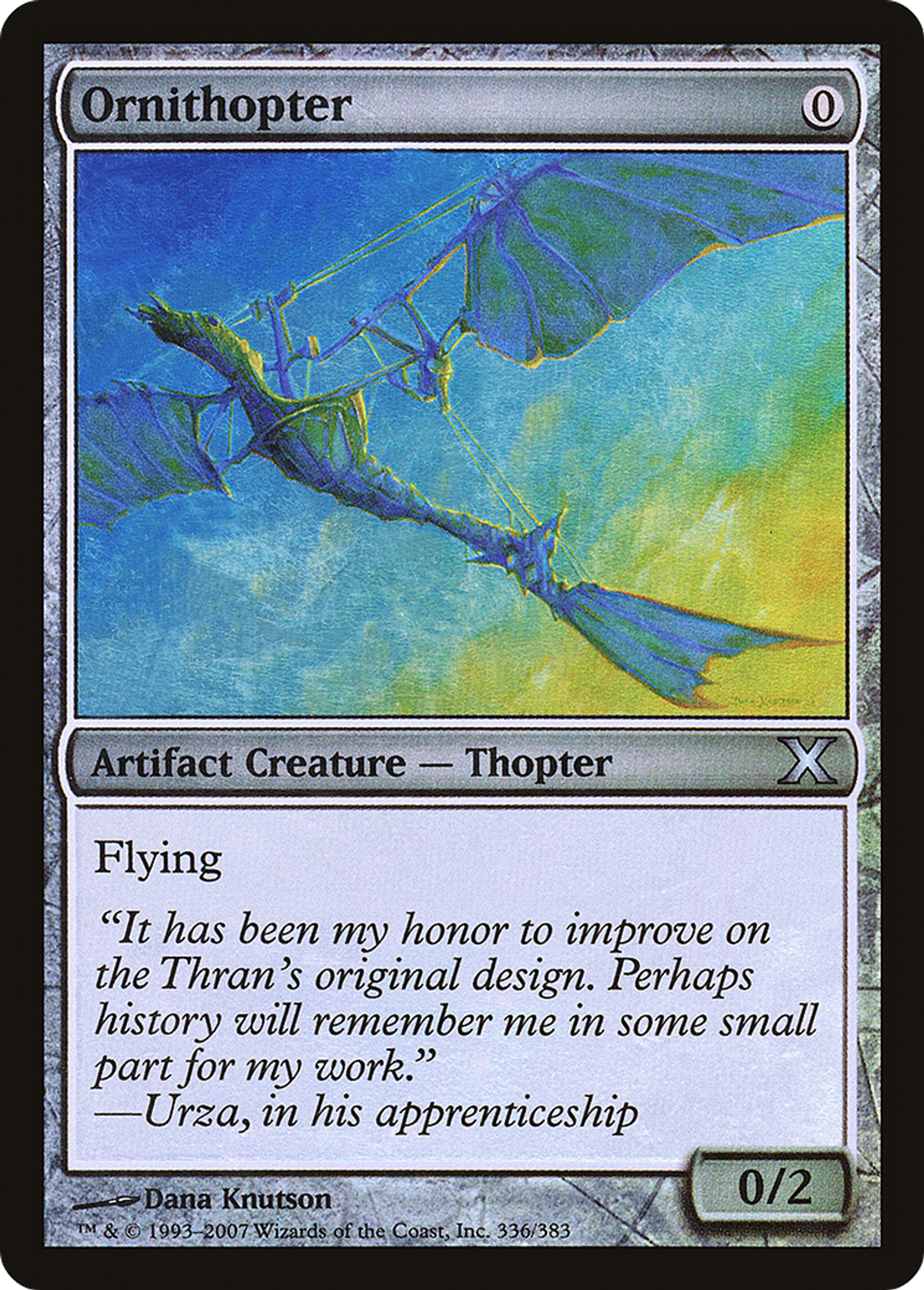 Ornithopter — Tenth Edition — Magic: The Gathering