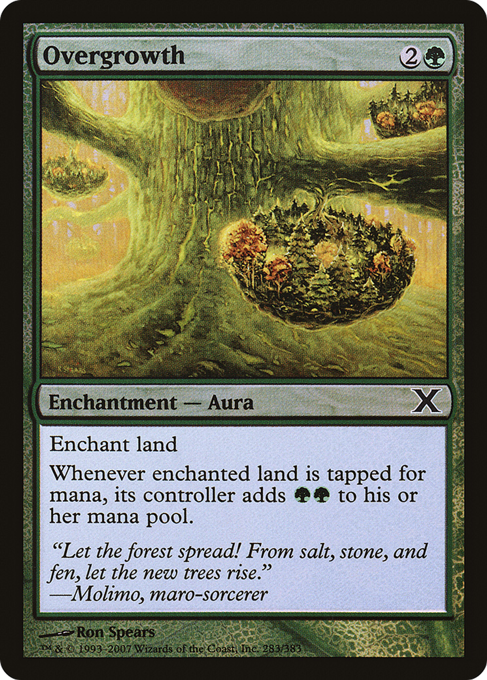 Overgrowth — Tenth Edition — Magic: The Gathering