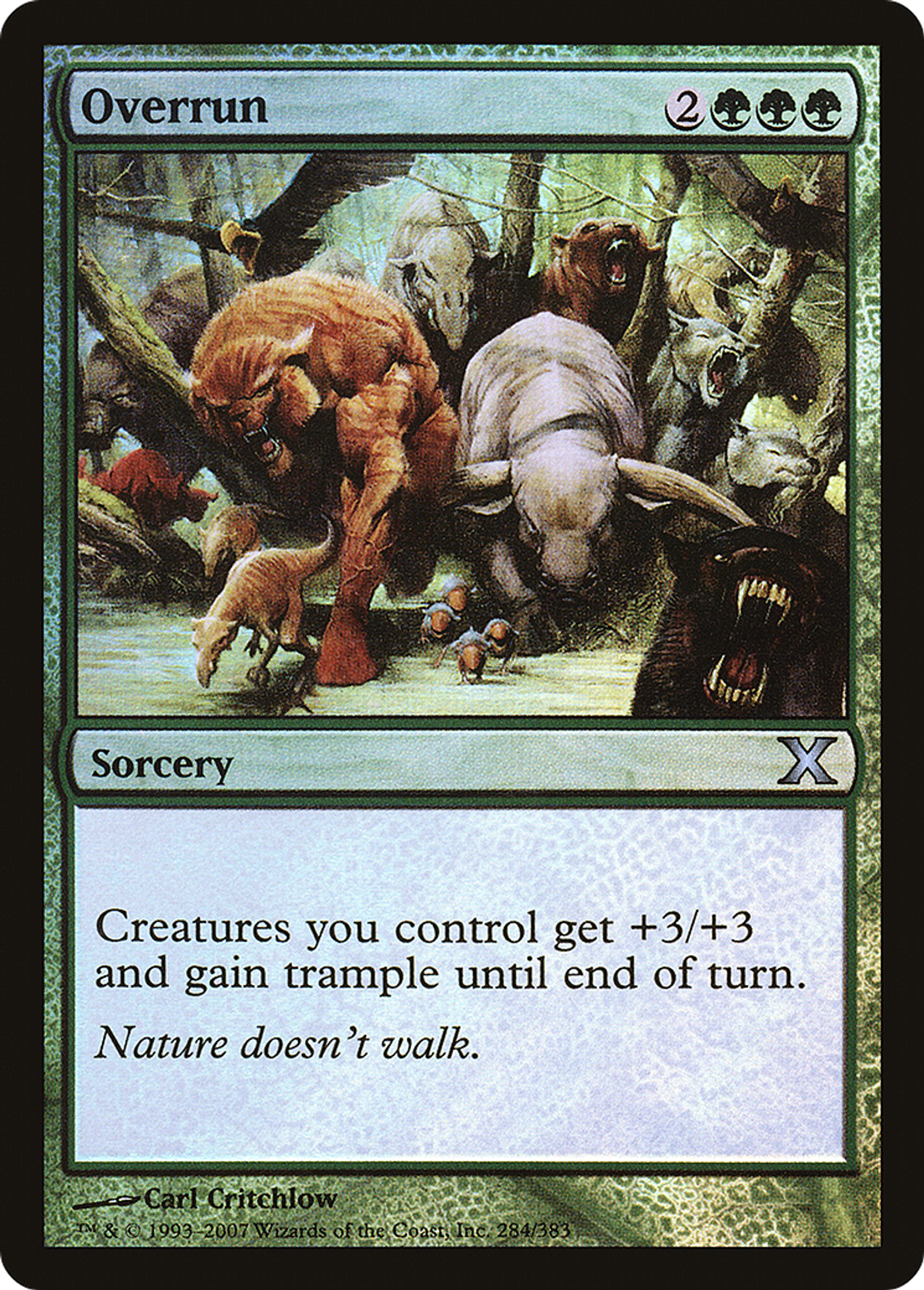 Overrun — Tenth Edition — Magic: The Gathering
