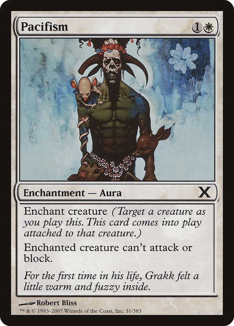 Pacifism — Tenth Edition — Magic: The Gathering