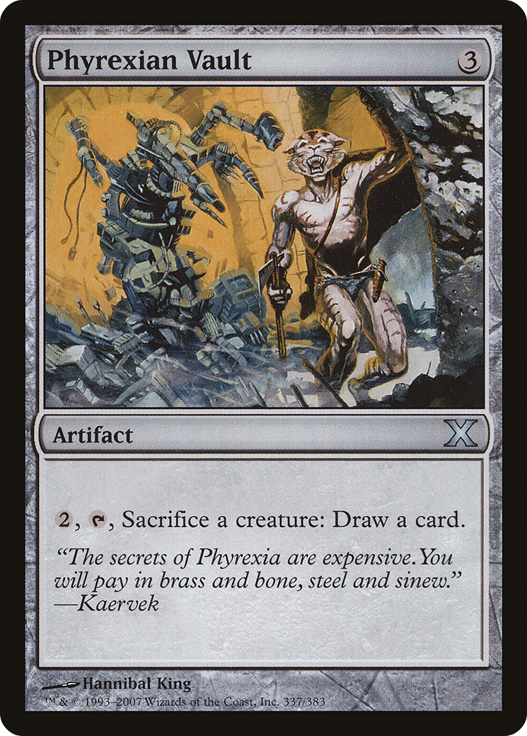 Phyrexian Vault — Tenth Edition — Magic: The Gathering