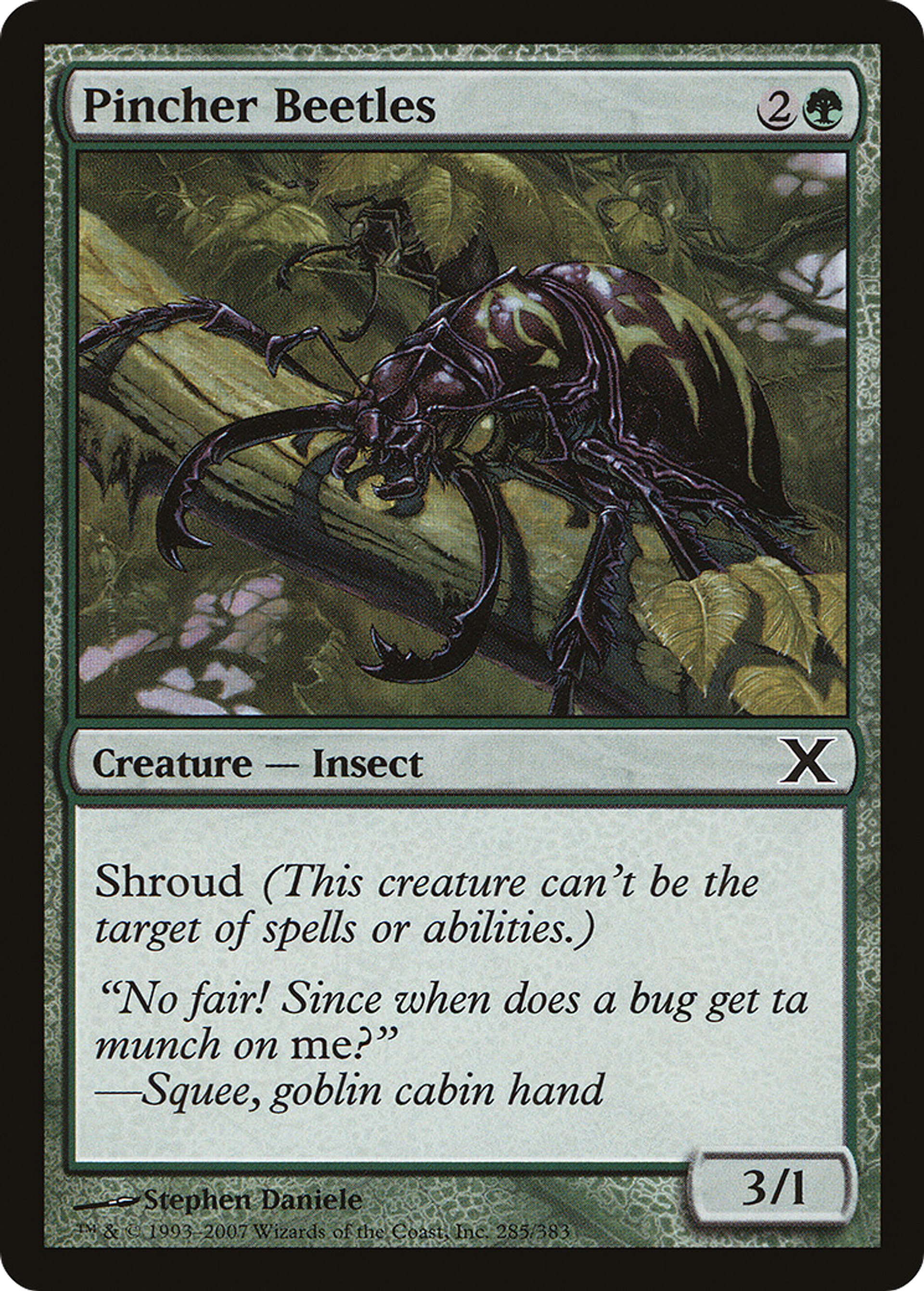 Pincher Beetles — Tenth Edition — Magic: The Gathering