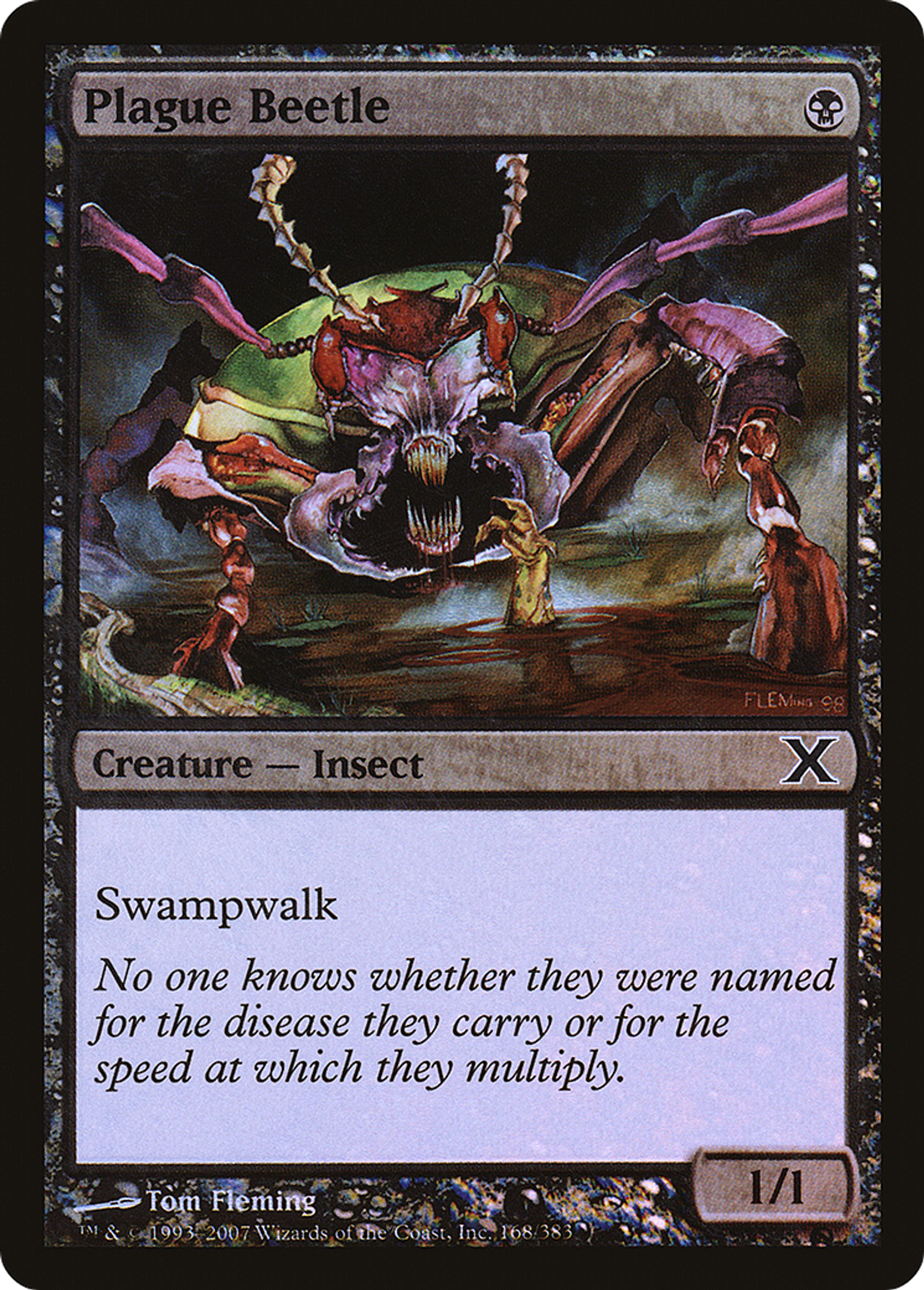 Plague Beetle — Tenth Edition — Magic: The Gathering