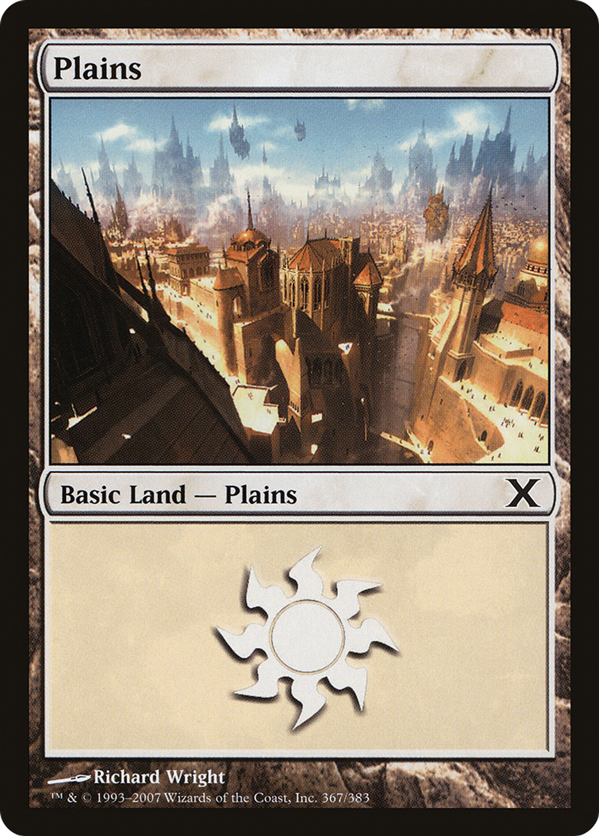 Plains — Tenth Edition — Magic: The Gathering