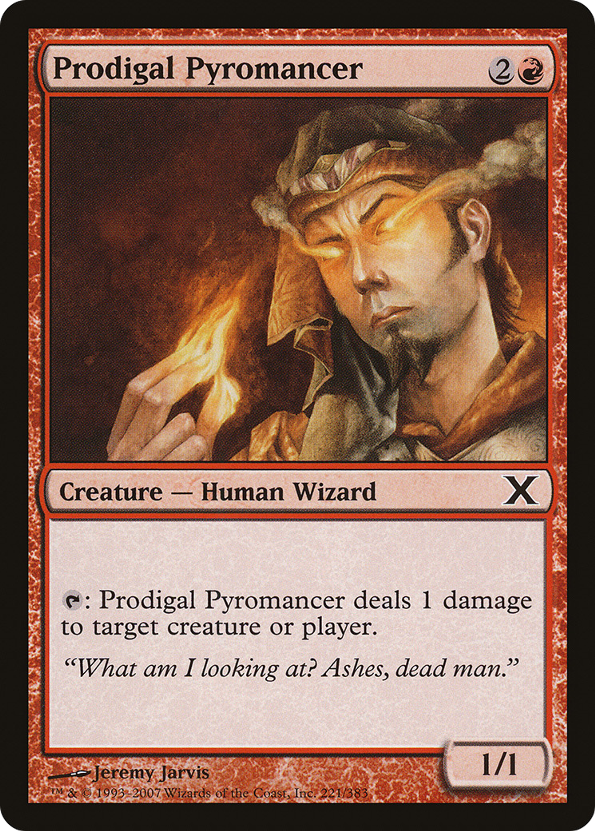 Prodigal Pyromancer — Tenth Edition — Magic: The Gathering