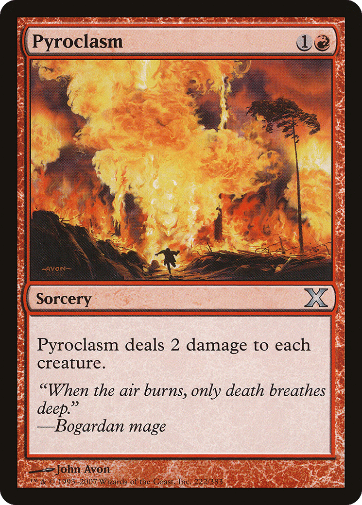 Pyroclasm — Tenth Edition — Magic: The Gathering