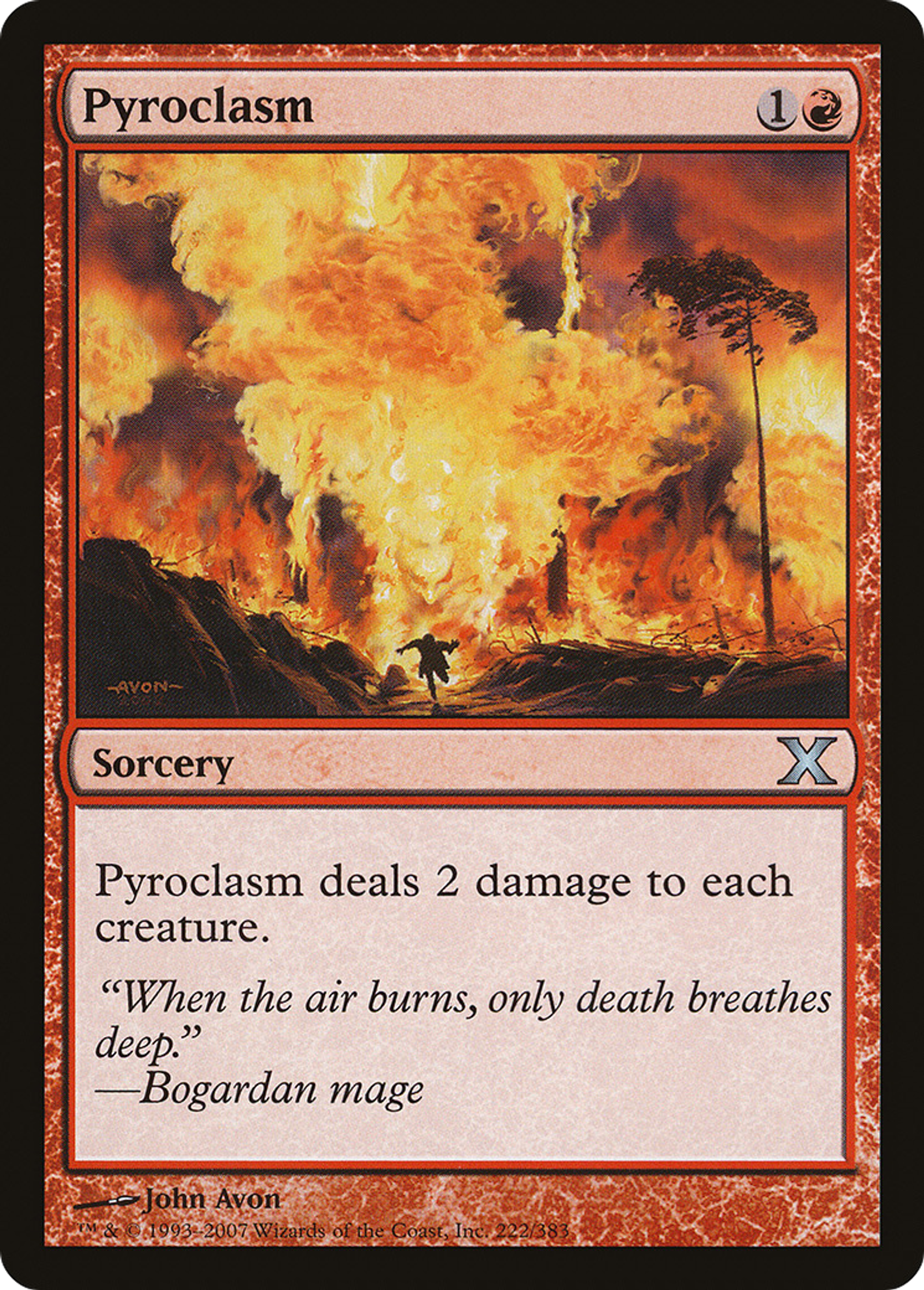 Pyroclasm — Tenth Edition — Magic: The Gathering