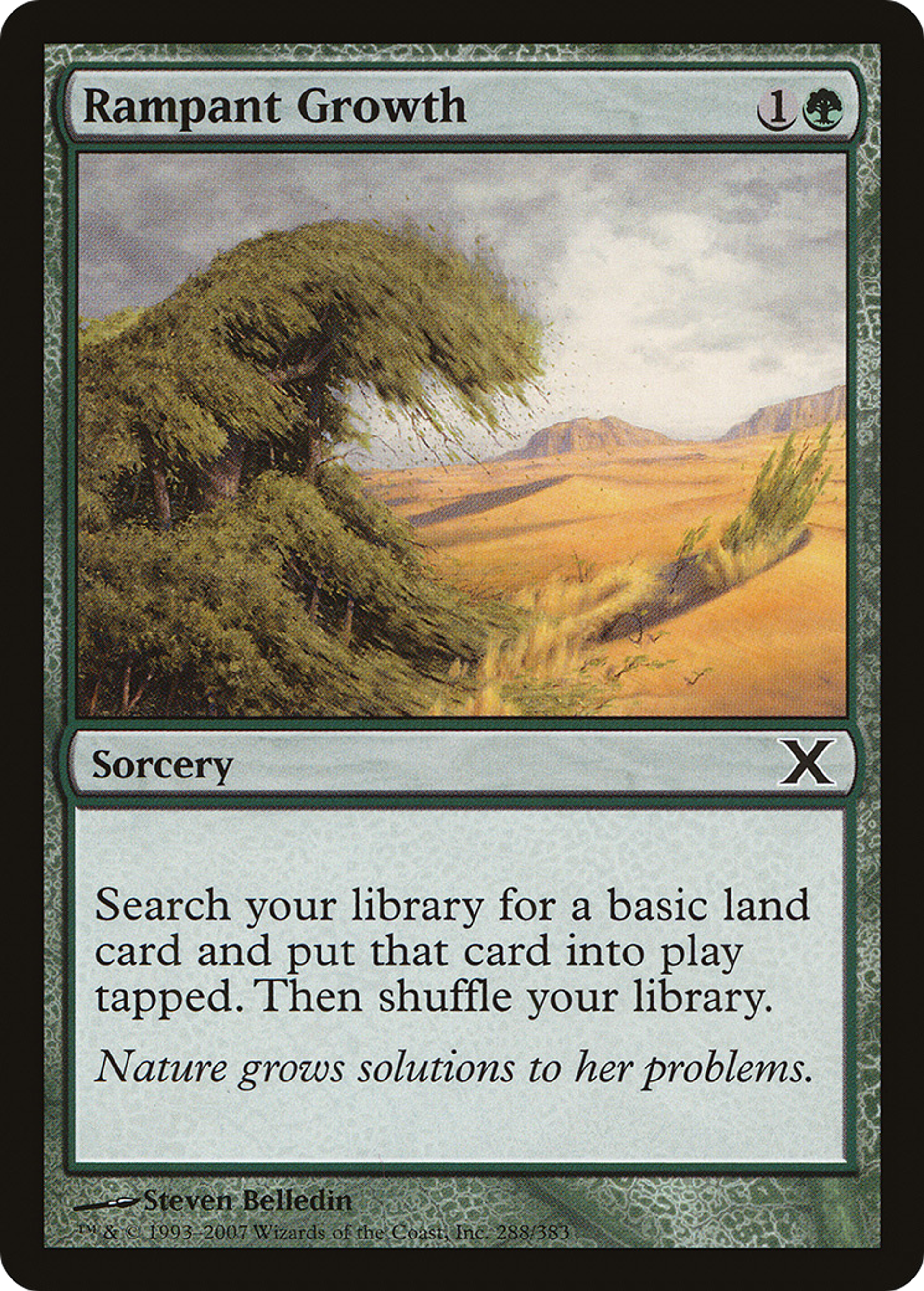 Rampant Growth — Tenth Edition — Magic: The Gathering