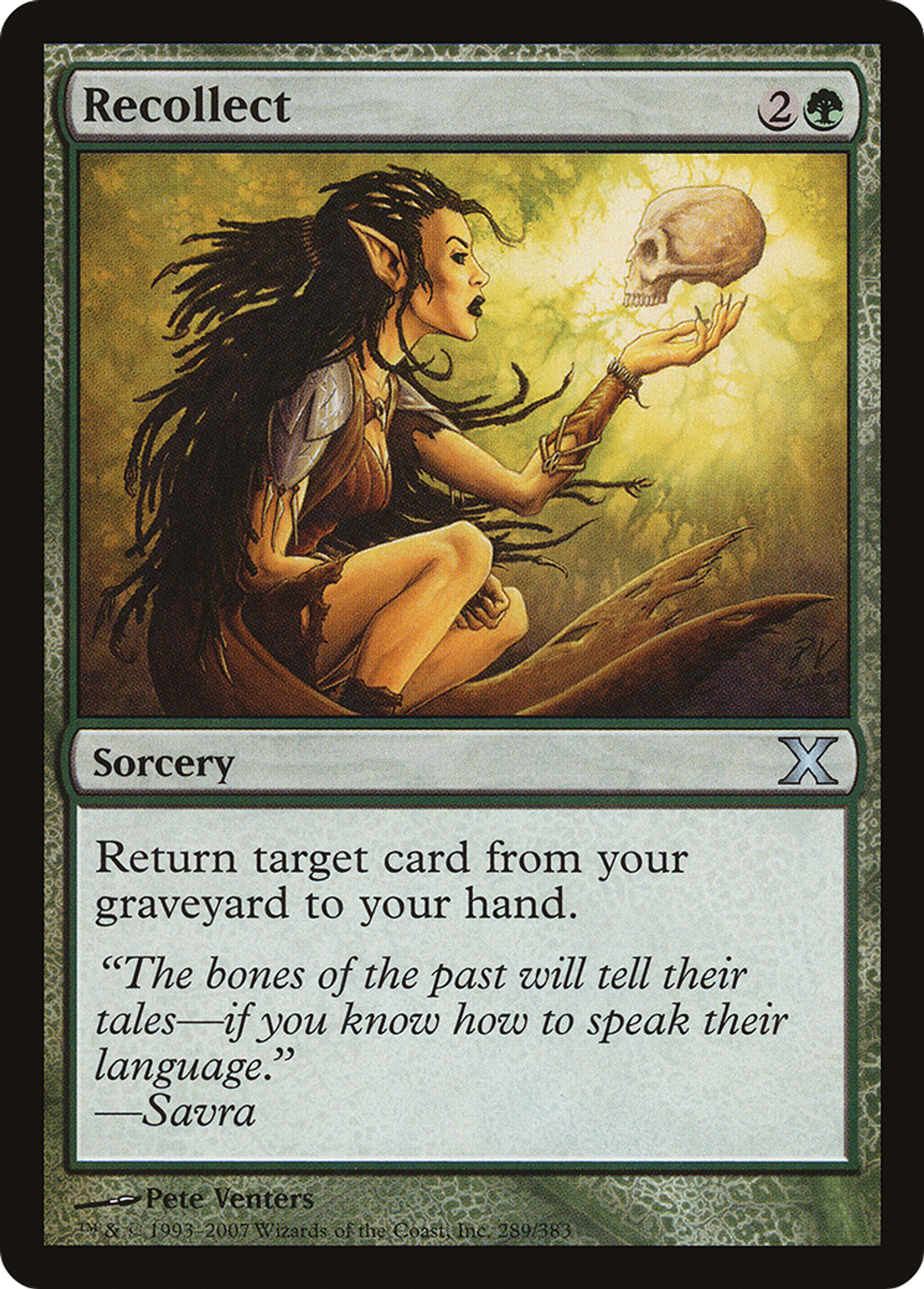 Recollect — Tenth Edition — Magic: The Gathering
