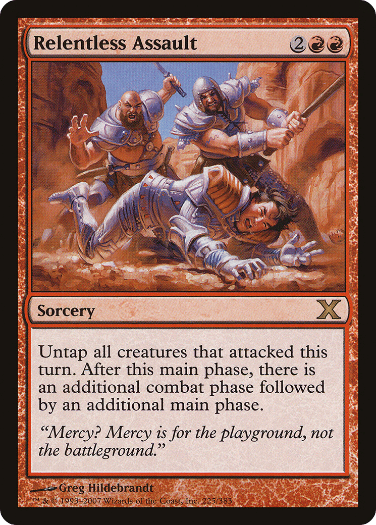 Relentless Assault — Tenth Edition — Magic: The Gathering