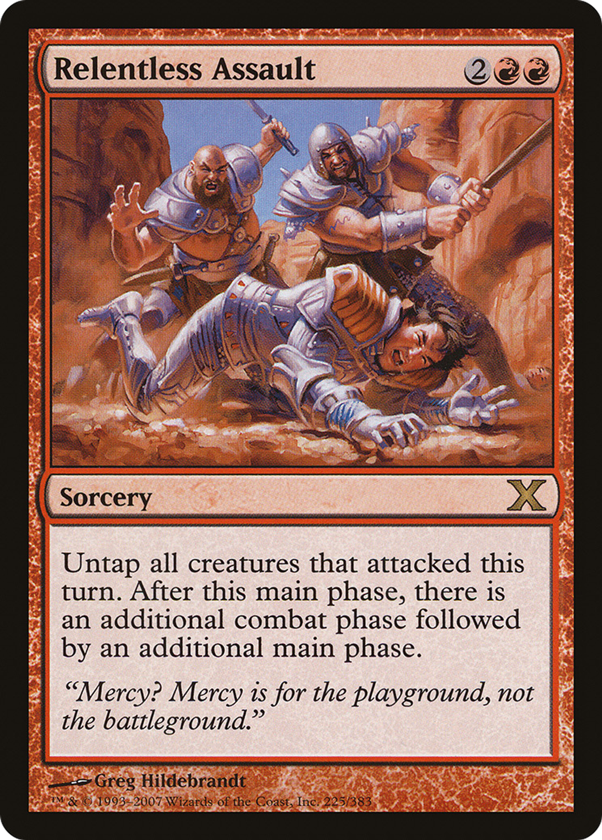 Relentless Assault — Tenth Edition — Magic: The Gathering