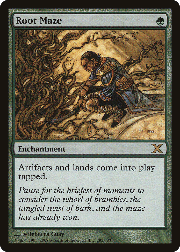 Root Maze — Tenth Edition — Magic: The Gathering