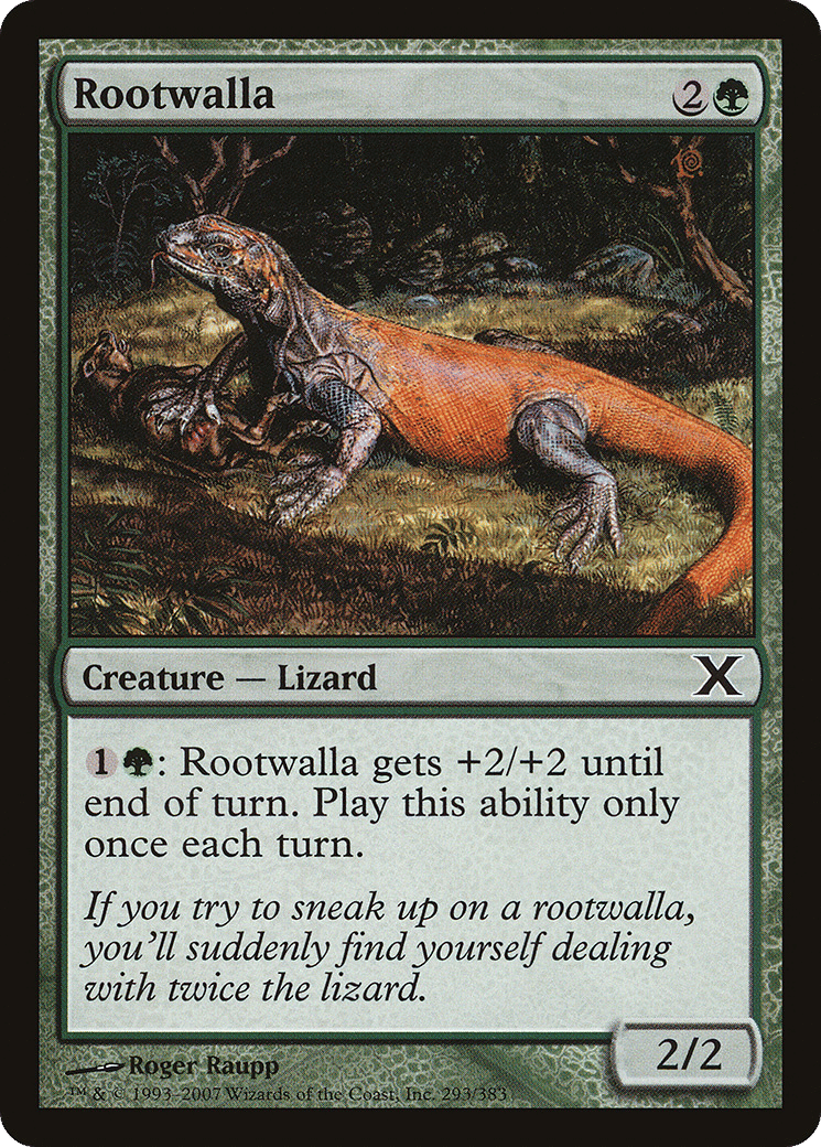Rootwalla — Tenth Edition — Magic: The Gathering