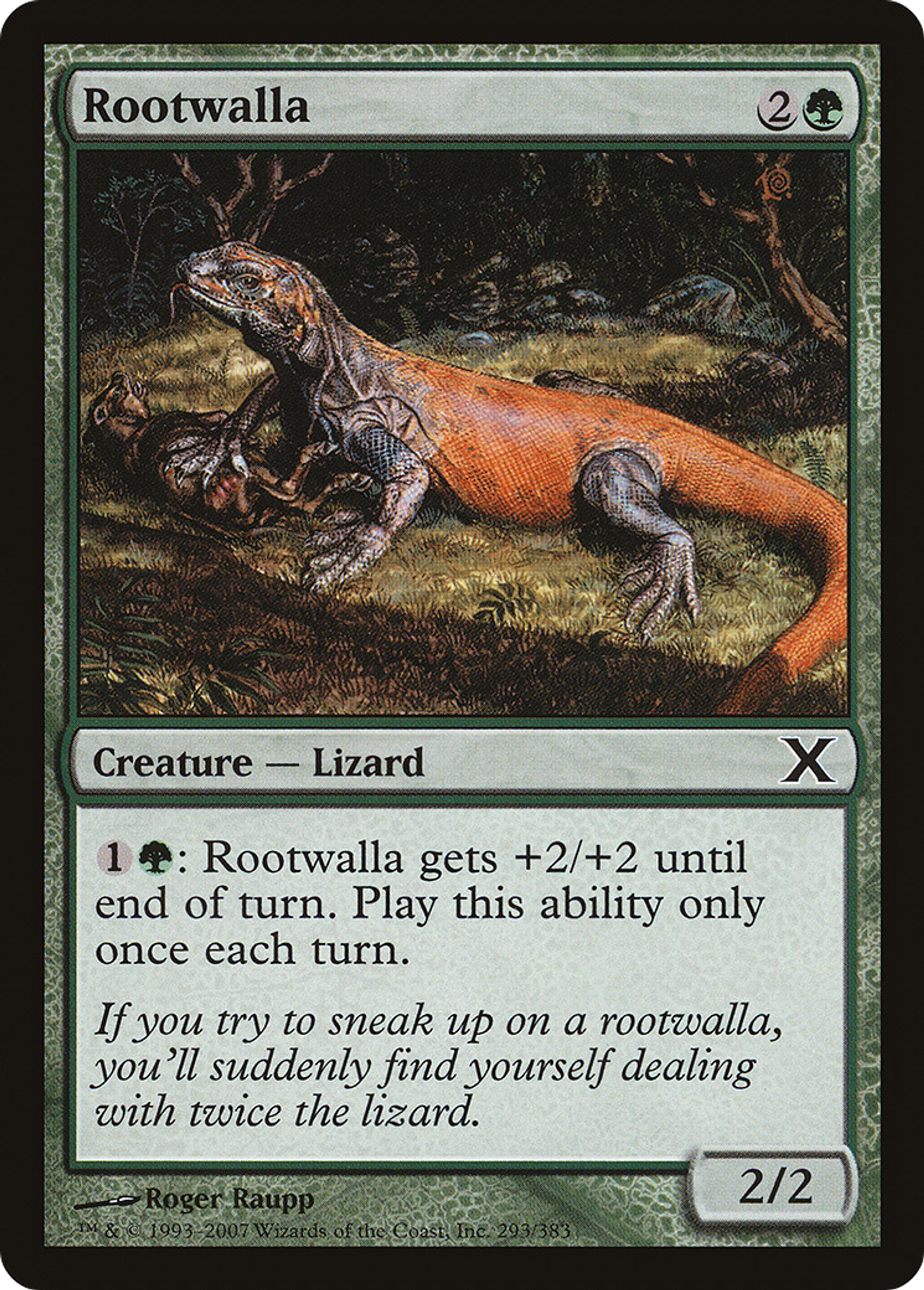 Rootwalla — Tenth Edition — Magic: The Gathering