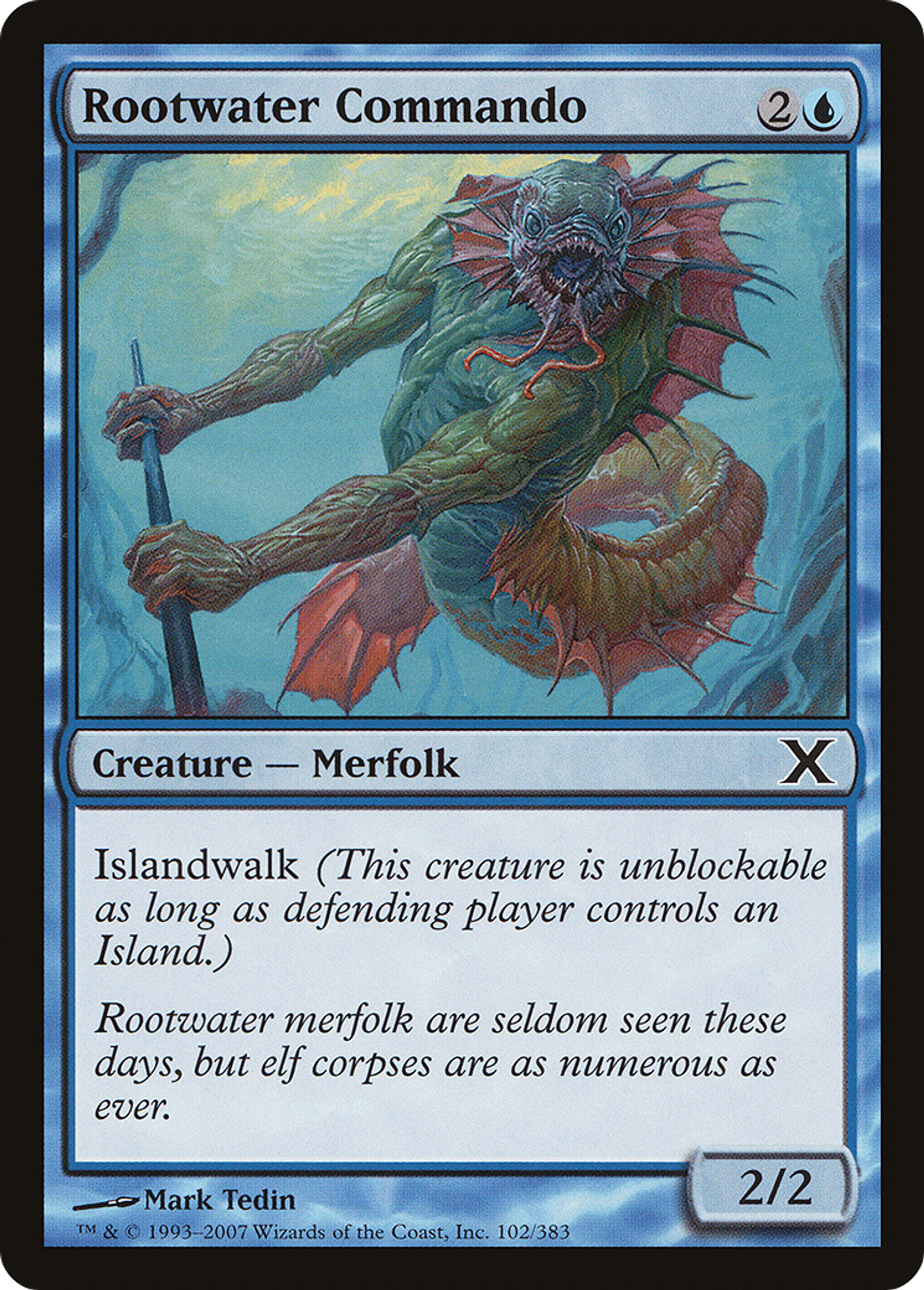 Rootwater Commando — Tenth Edition — Magic: The Gathering