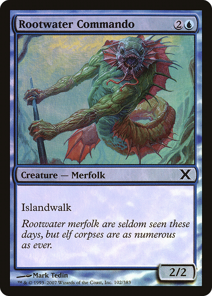 Rootwater Commando — Tenth Edition — Magic: The Gathering