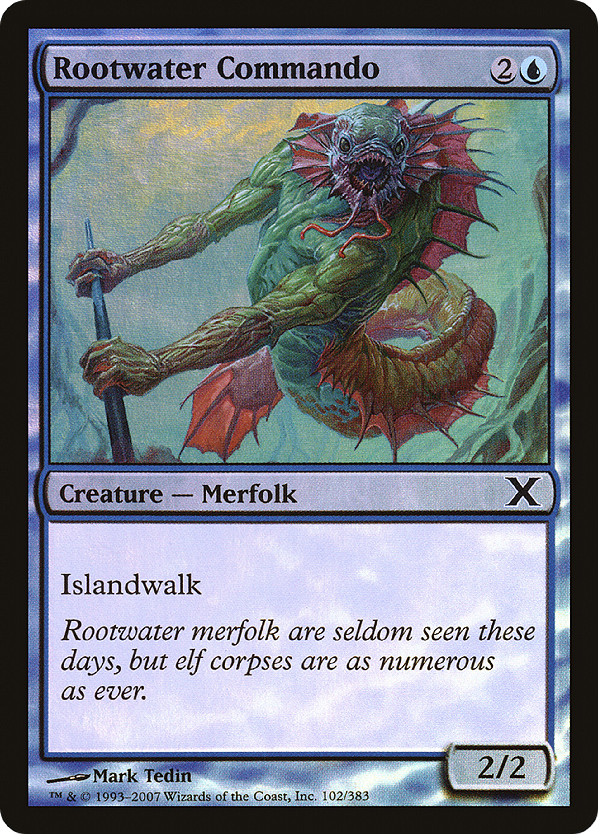 Rootwater Commando — Tenth Edition — Magic: The Gathering