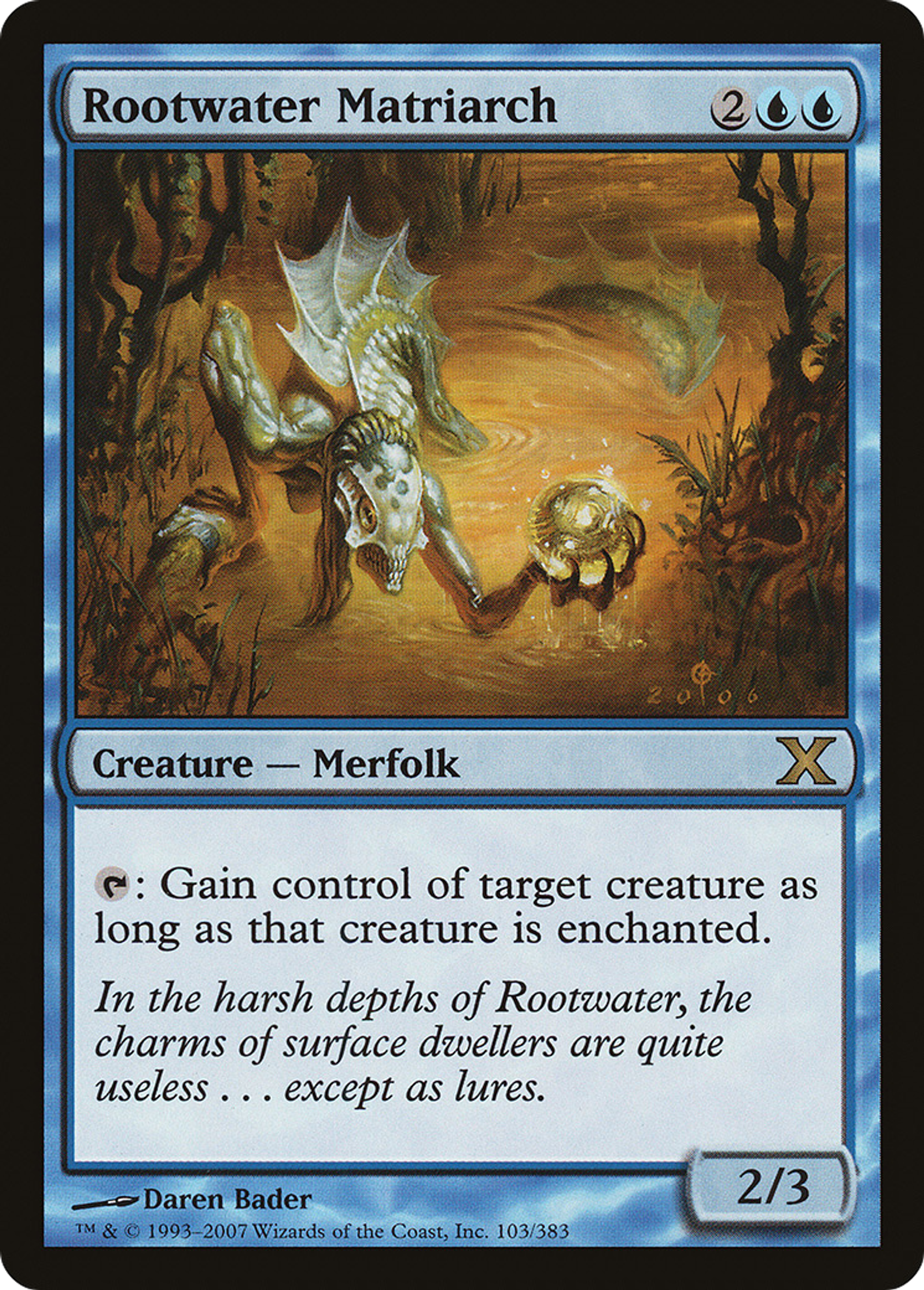 Rootwater Matriarch — Tenth Edition — Magic: The Gathering