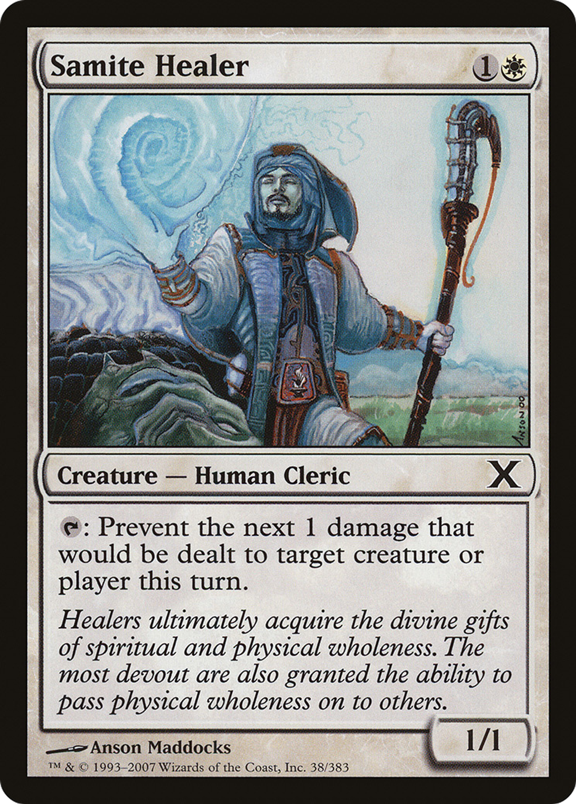 Samite Healer — Tenth Edition — Magic: The Gathering