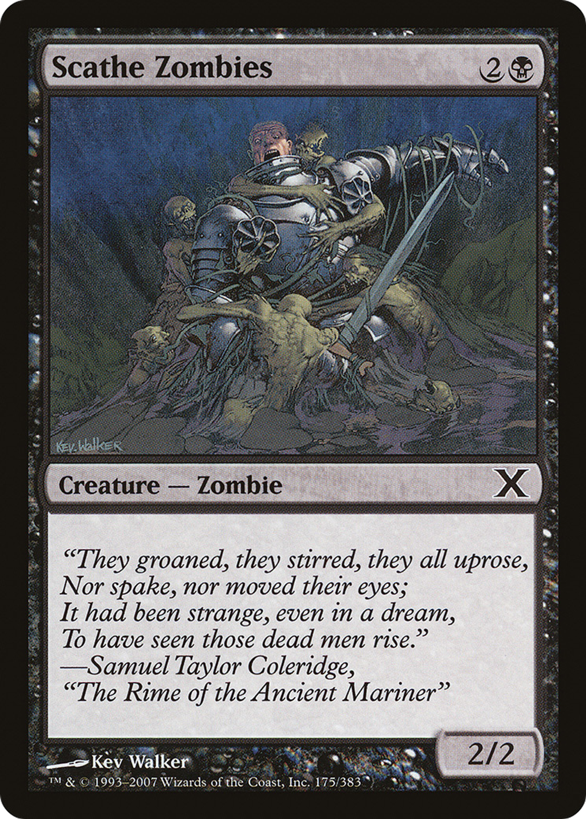 Scathe Zombies — Tenth Edition — Magic: The Gathering