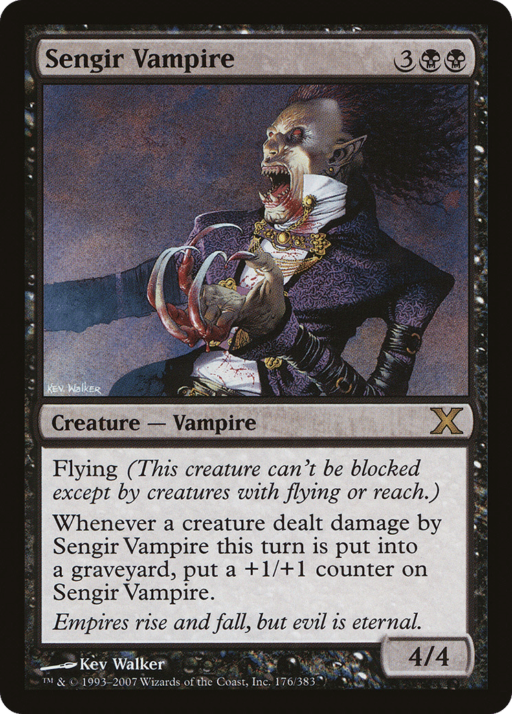 Sengir Vampire — Tenth Edition — Magic: The Gathering